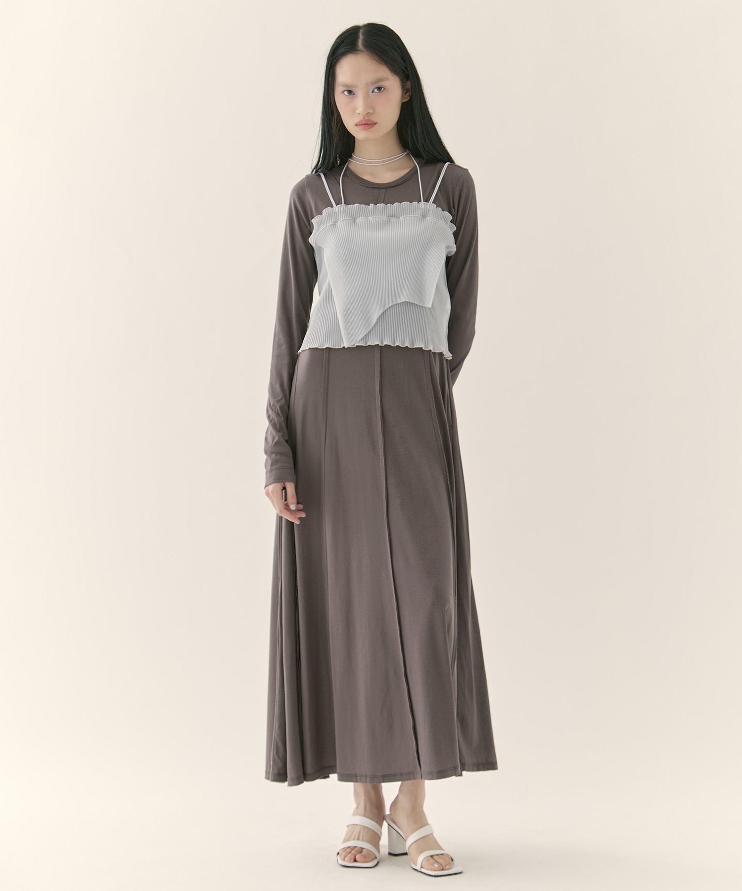 別注SHEER CAMISOLE(FREE GREY): kotohayokozawa: WOMENS｜ STUDIOUS