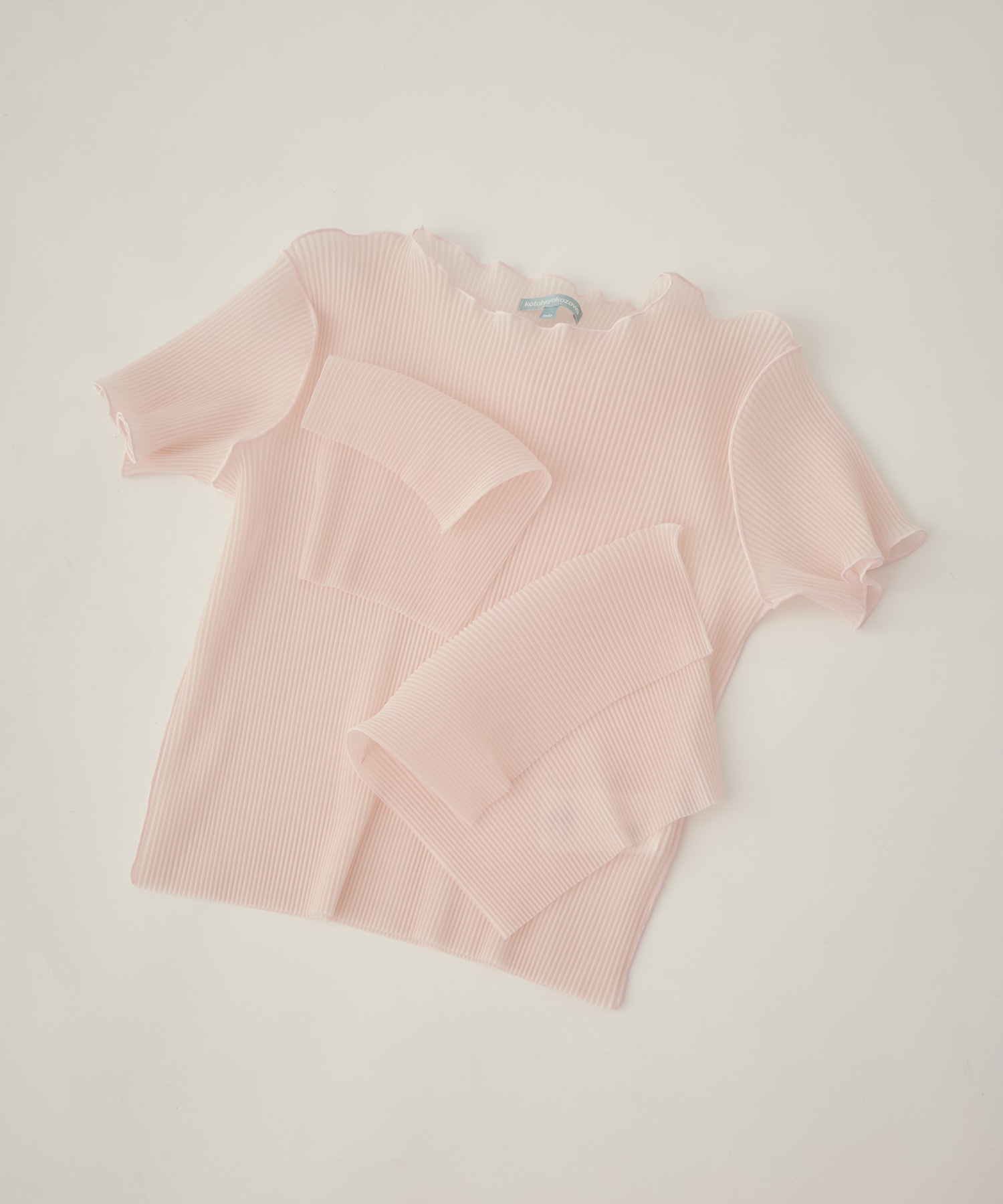 別注 SHEER SHORT SLEEVE TOP kotohayokozawa