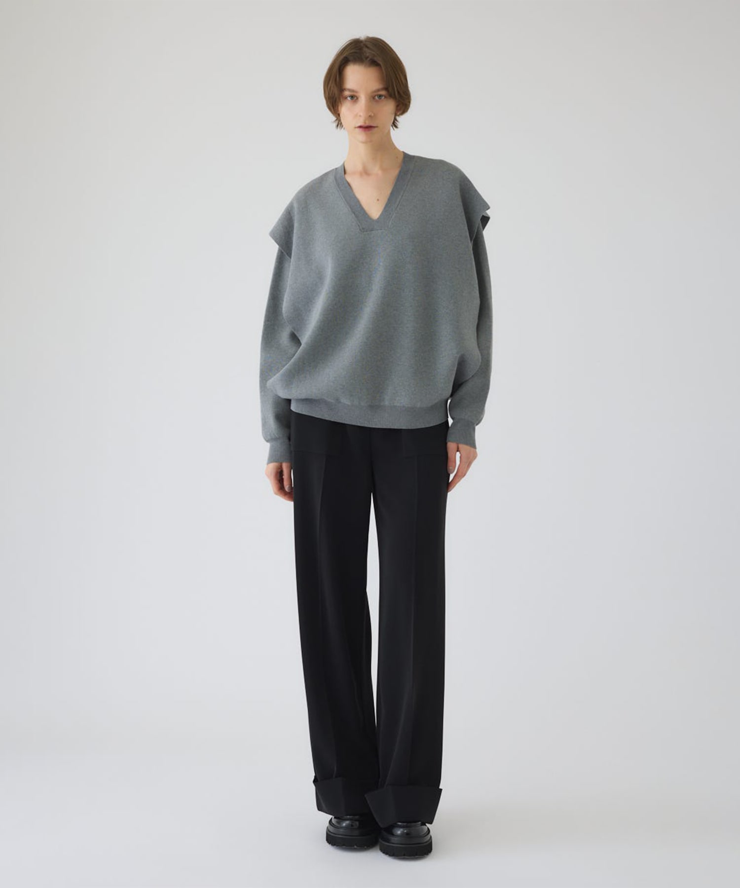 Side open oversized knit PO RIM.ARK