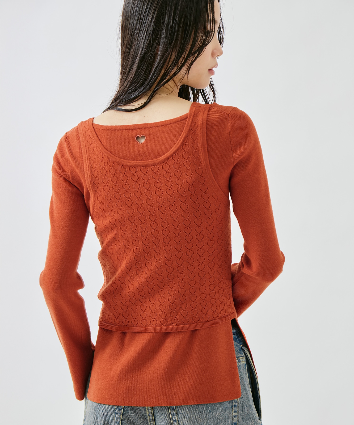 HEART TANK KHEART TANK KNIT SET AMERI