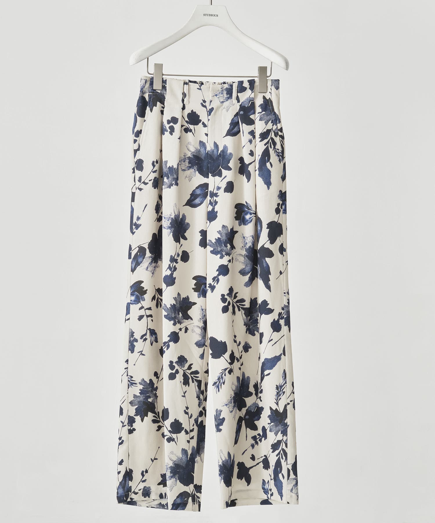 GRAINY FLOWER STRAIGHT PANTS AMERI