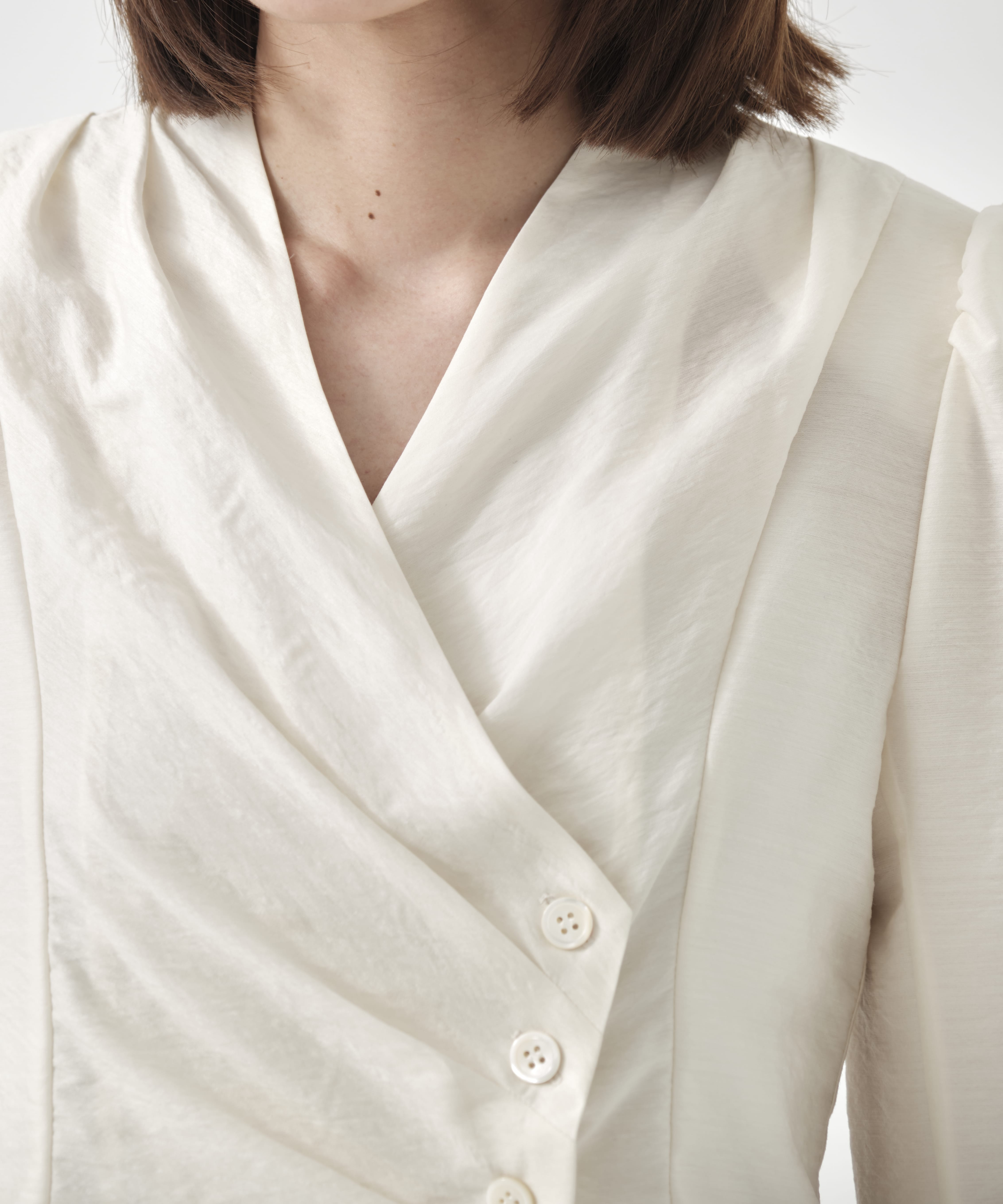 DRAPED WRAP JACKET FETICO