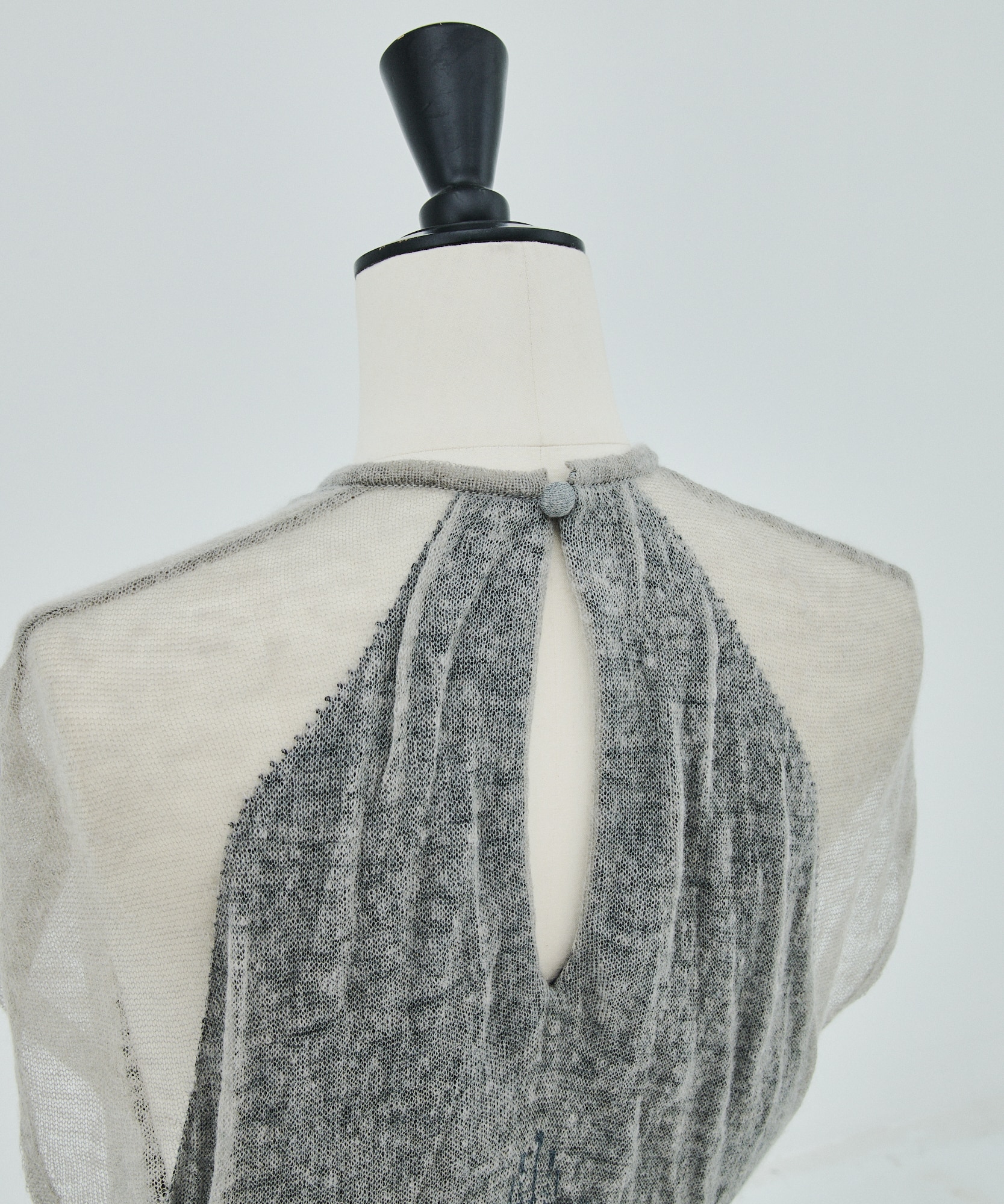 Sheer Jacquard Knit Dress Mame Kurogouchi