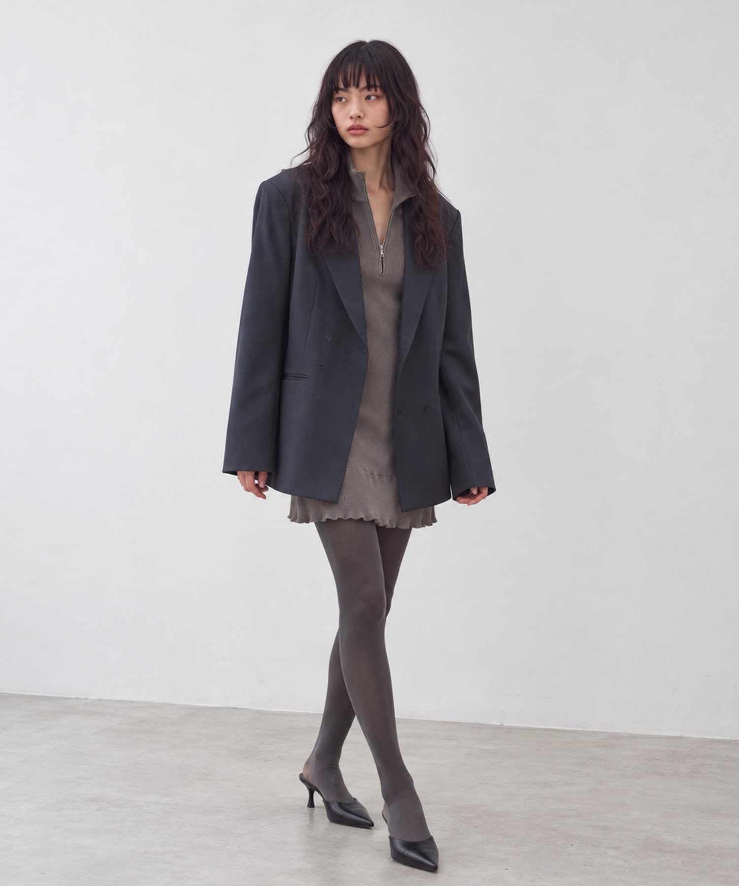 別注 CRISP ZIP MINI ONE PIECE kotohayokozawa