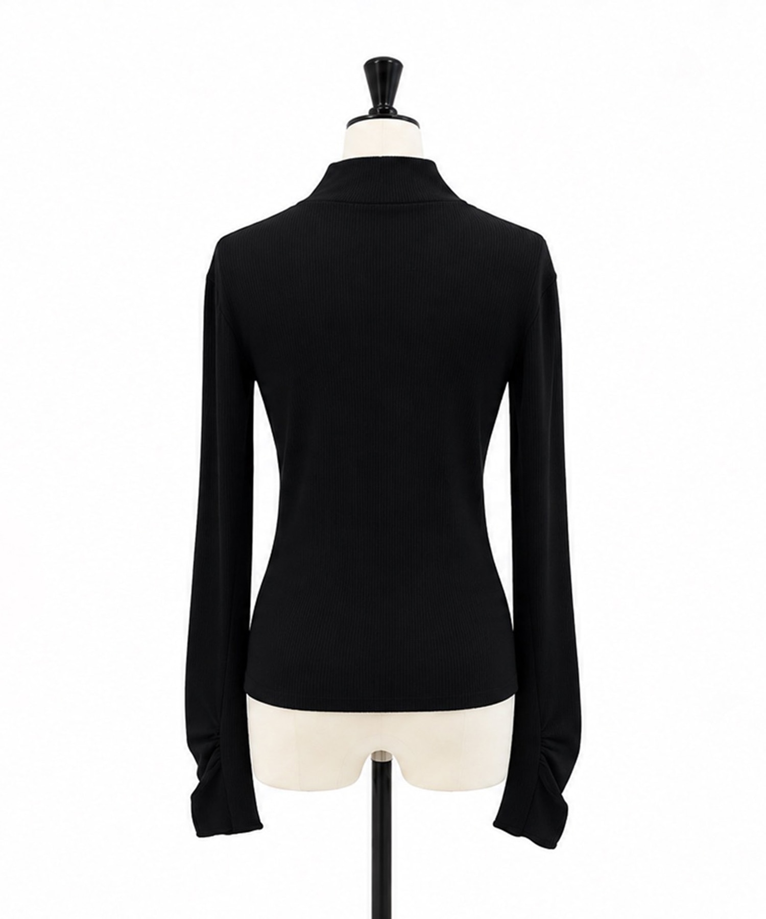 Wool Rib Highneck Top STUDIOUS