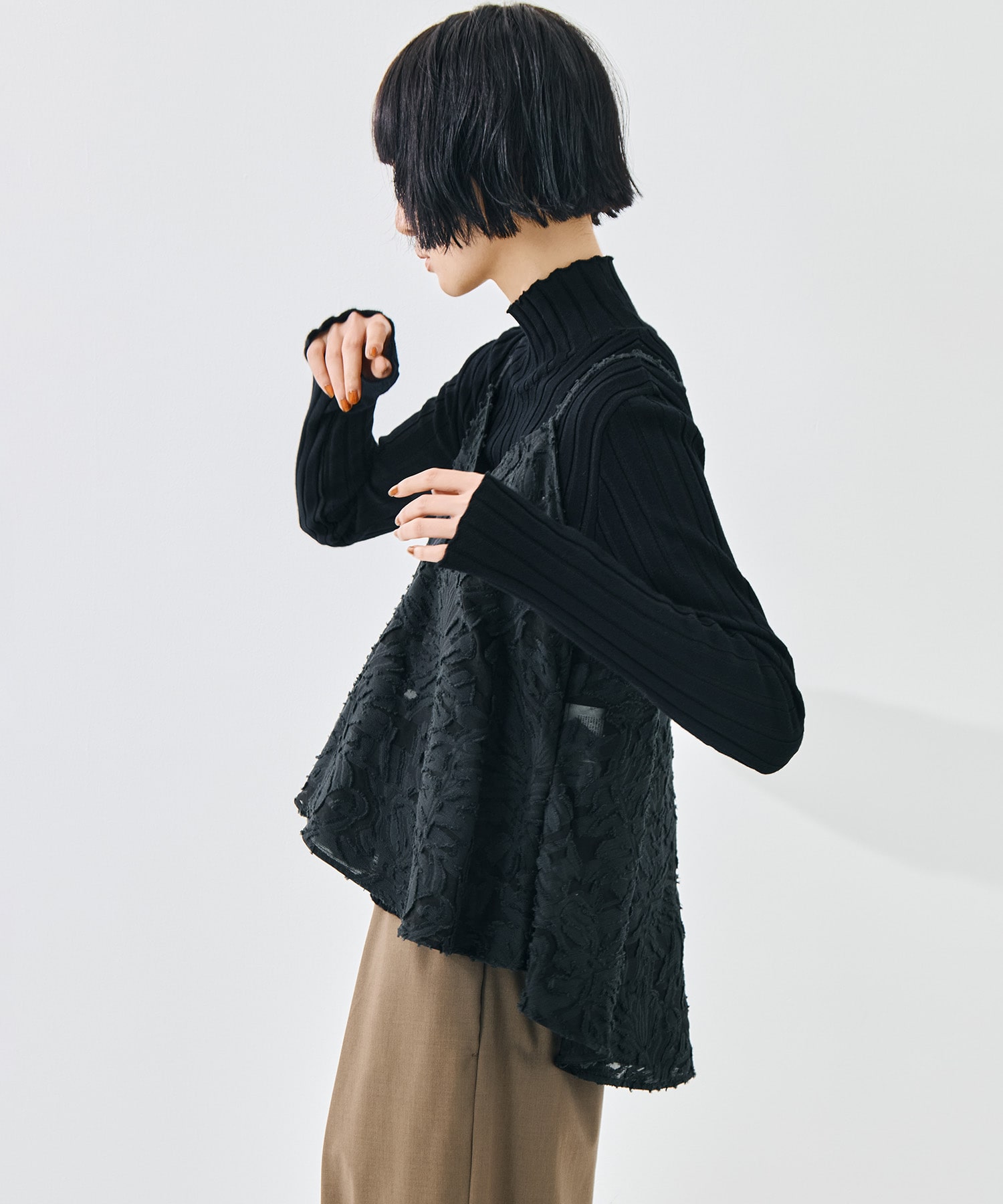 別注 立体ジャガードCAMISOLE TAAKK