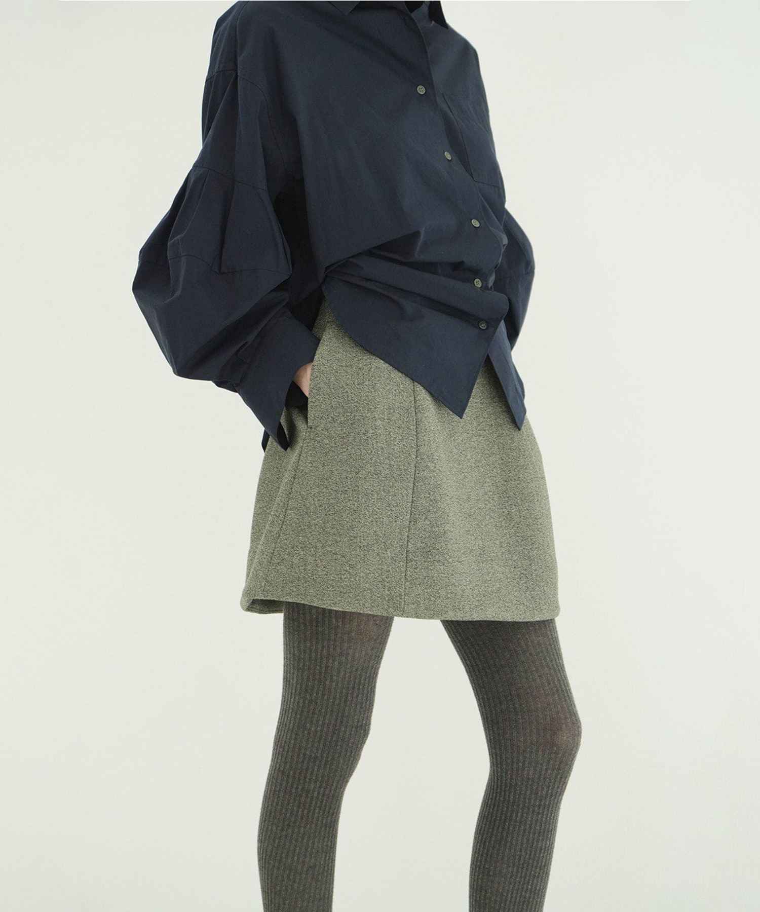 CONSTRUCTIVE MINI SKIRT CLANE