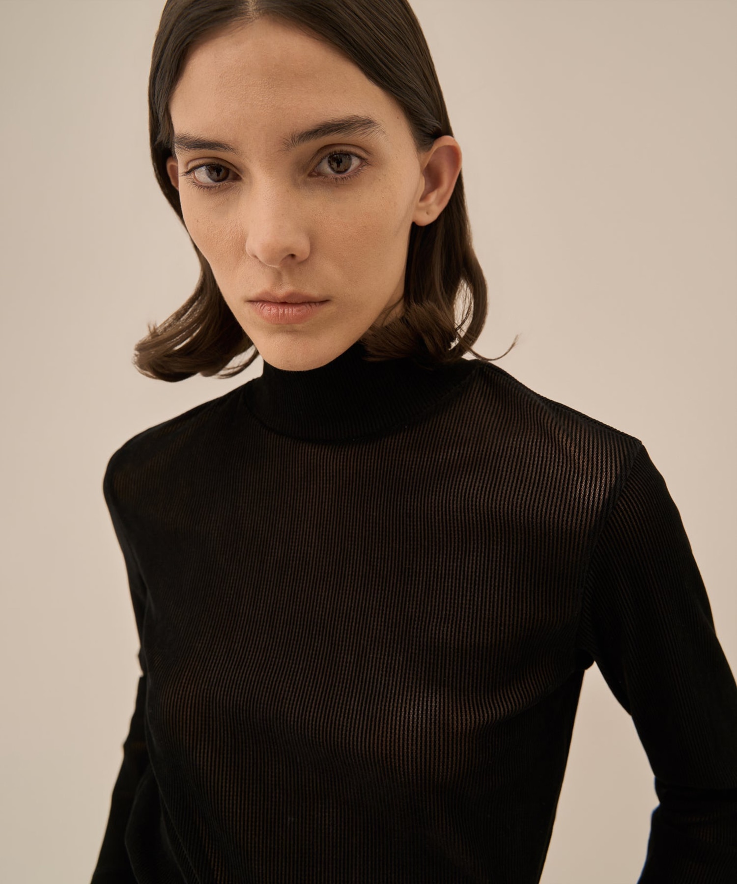 Claudia tie jersey pullover AKIRANAKA