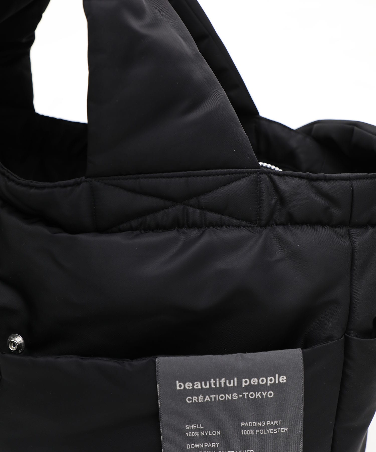 別注 DOWN PUFFER SHOULDER BAG beautiful people