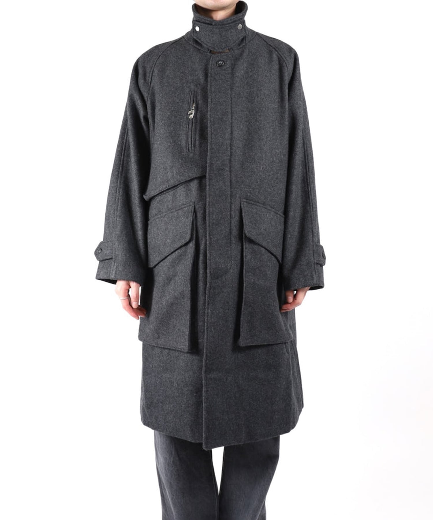 MELTON TRENCH COAT JieDa