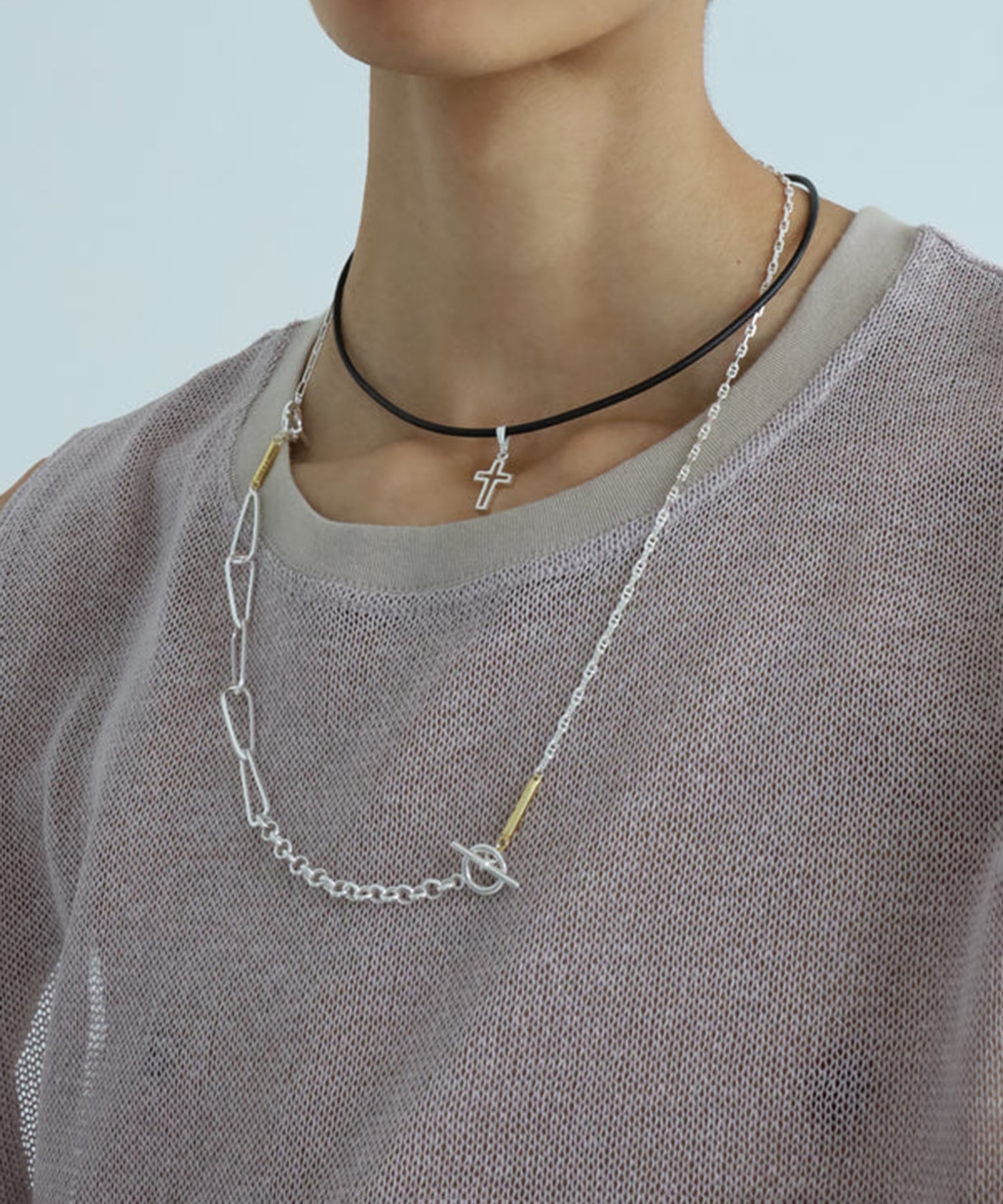 925 SILVER  SWITCHING NECKLACE JieDa