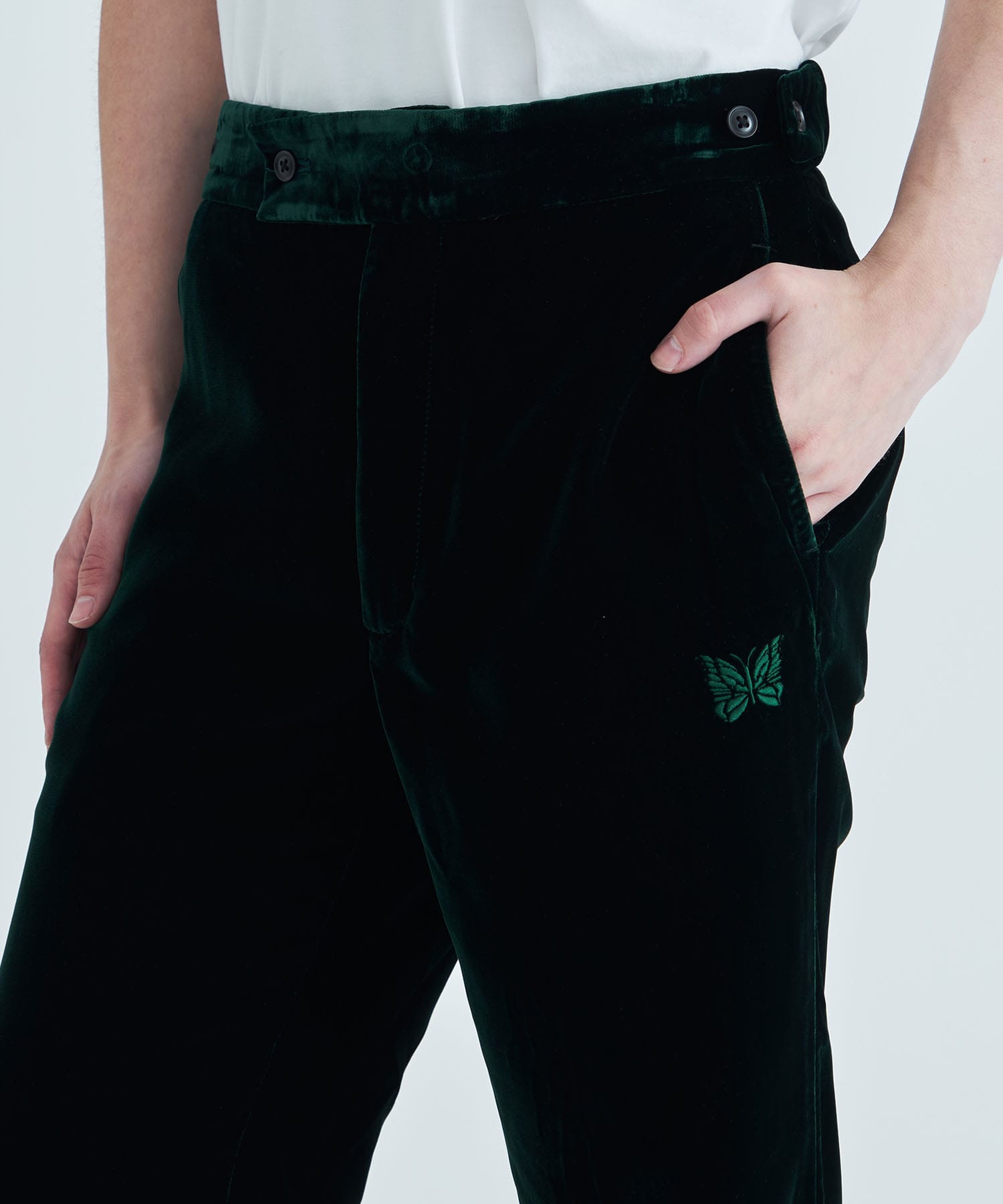 Needles STUDIOUS別注 SIDE TAB TROUSERS VELVET | STUDIOUS ONLINE STORE