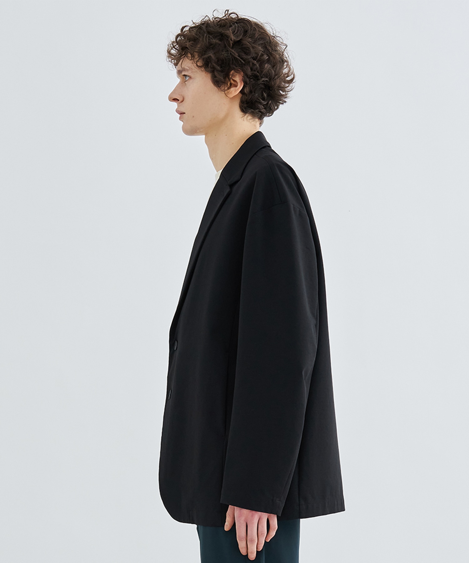 別注>DROP SHOULDER JACKET(1 BLACK): ATTACHMENT: MENS｜ STUDIOUS