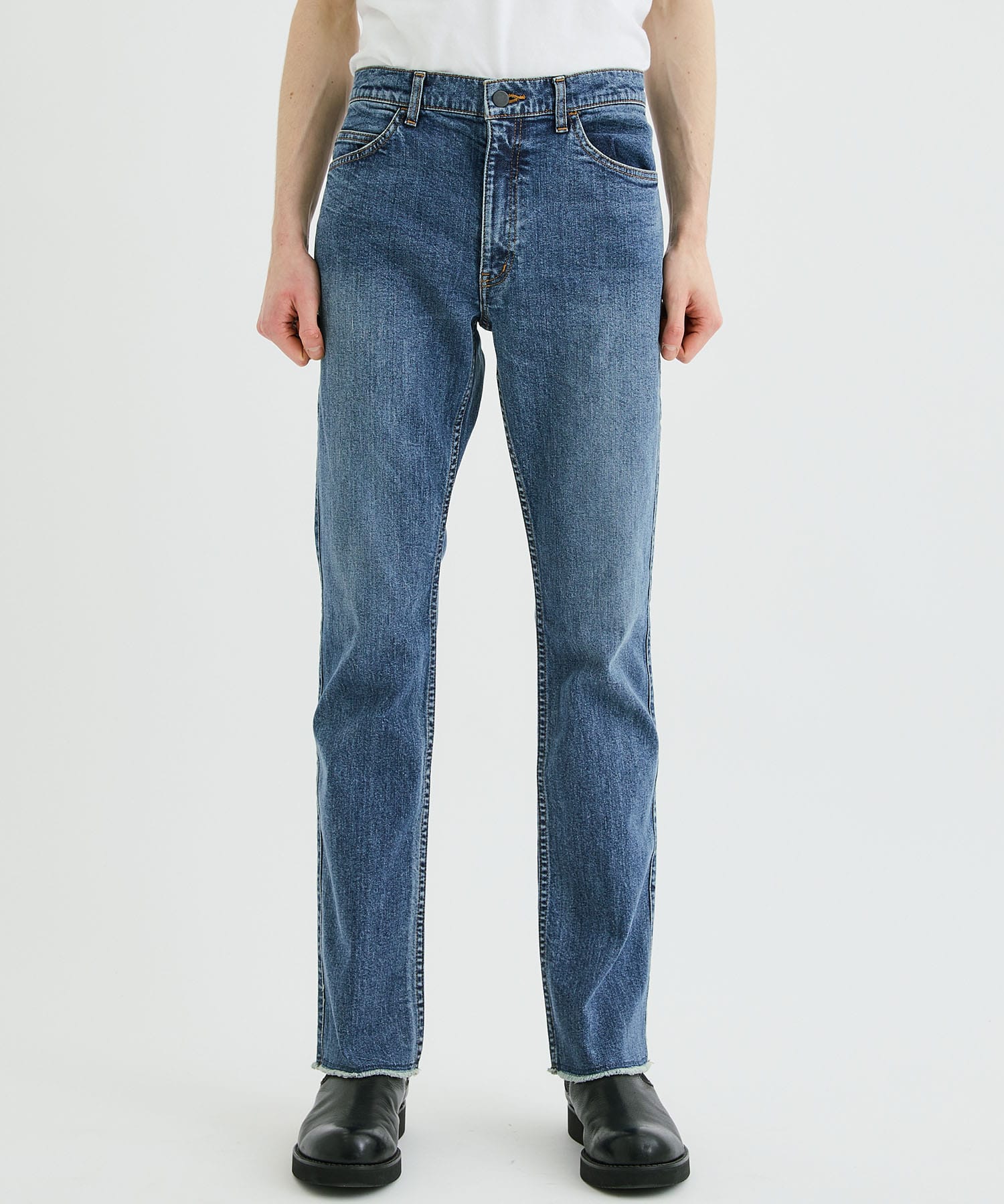 N.HOOLYWOOD CUTOFF DENIM TROUSERS 42 | eclipseseal.com