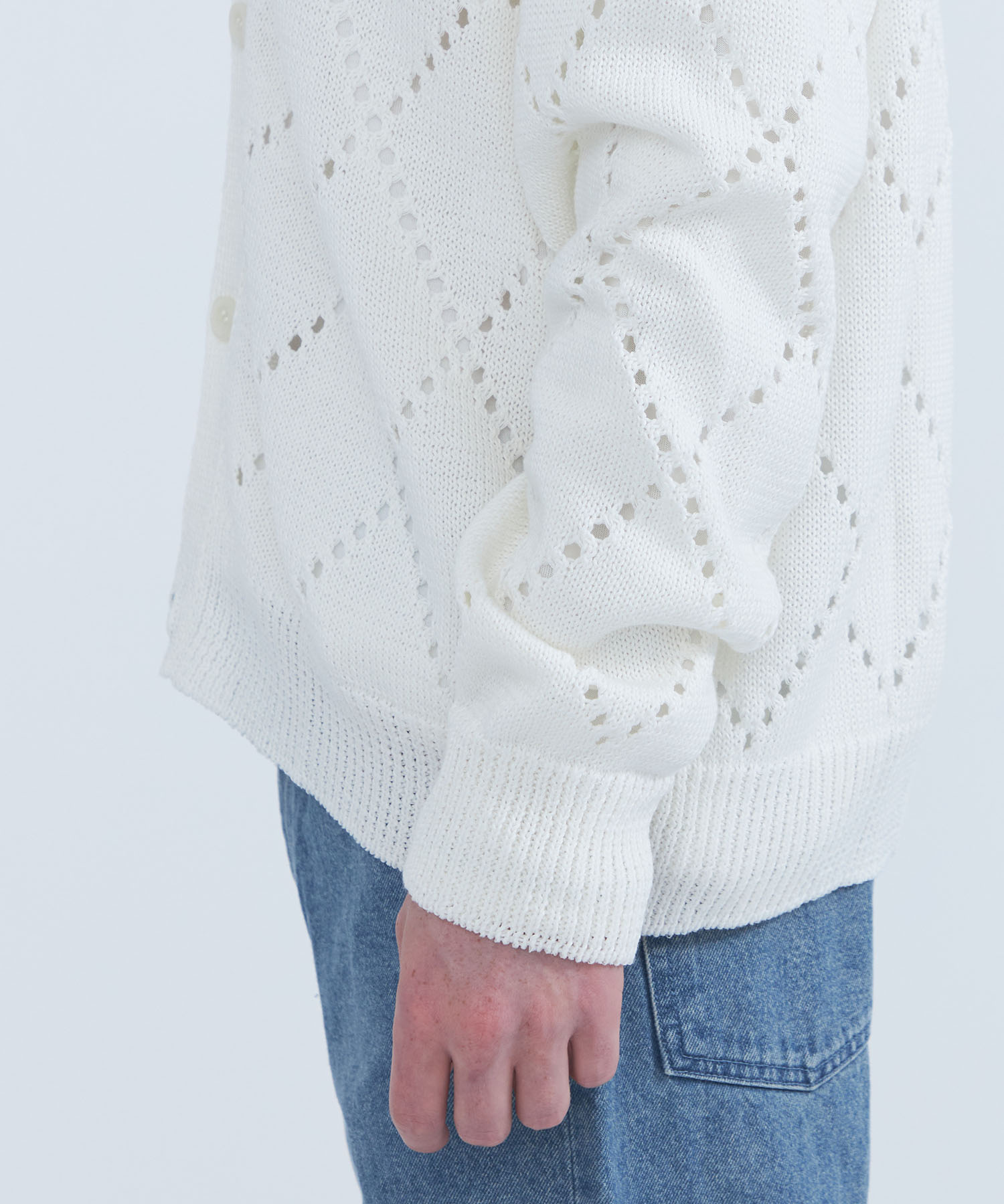 SPARKLE MESH CARDIGAN | LiNoH