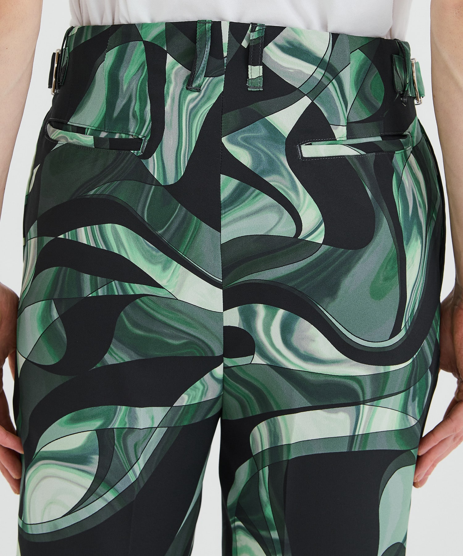 MARBLE PRINT PANTS(1 GREEN): LiNoH: MENS｜ STUDIOUS ONLINE公式通販