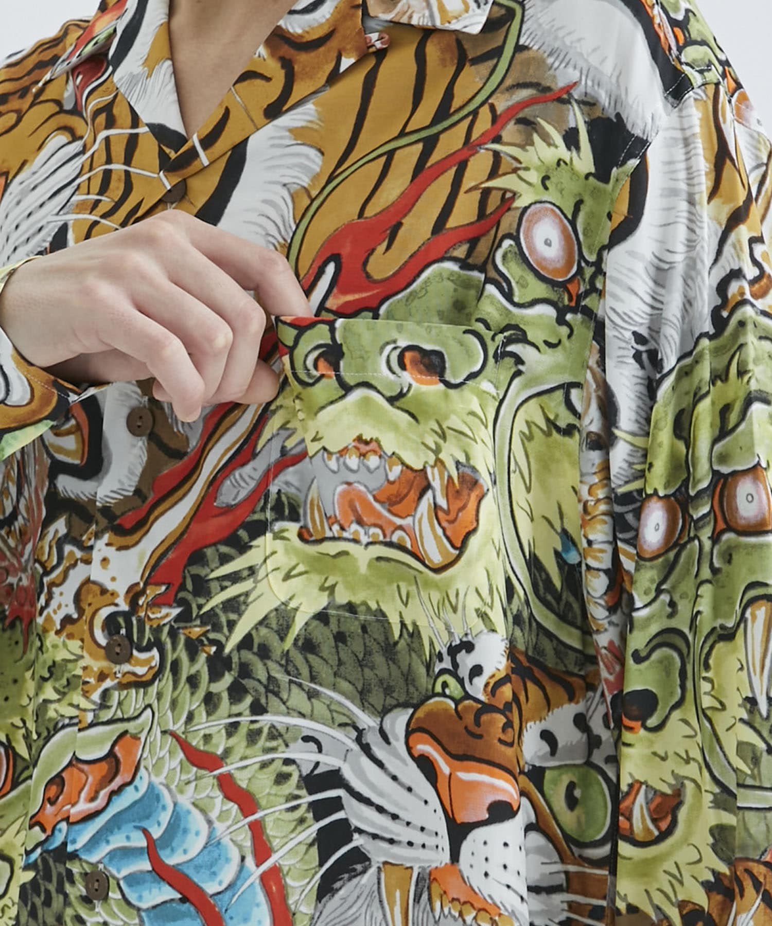 TIM LEHI / HAWAIIAN SHIRT L/S ( TYPE-1 ) WACKO MARIA