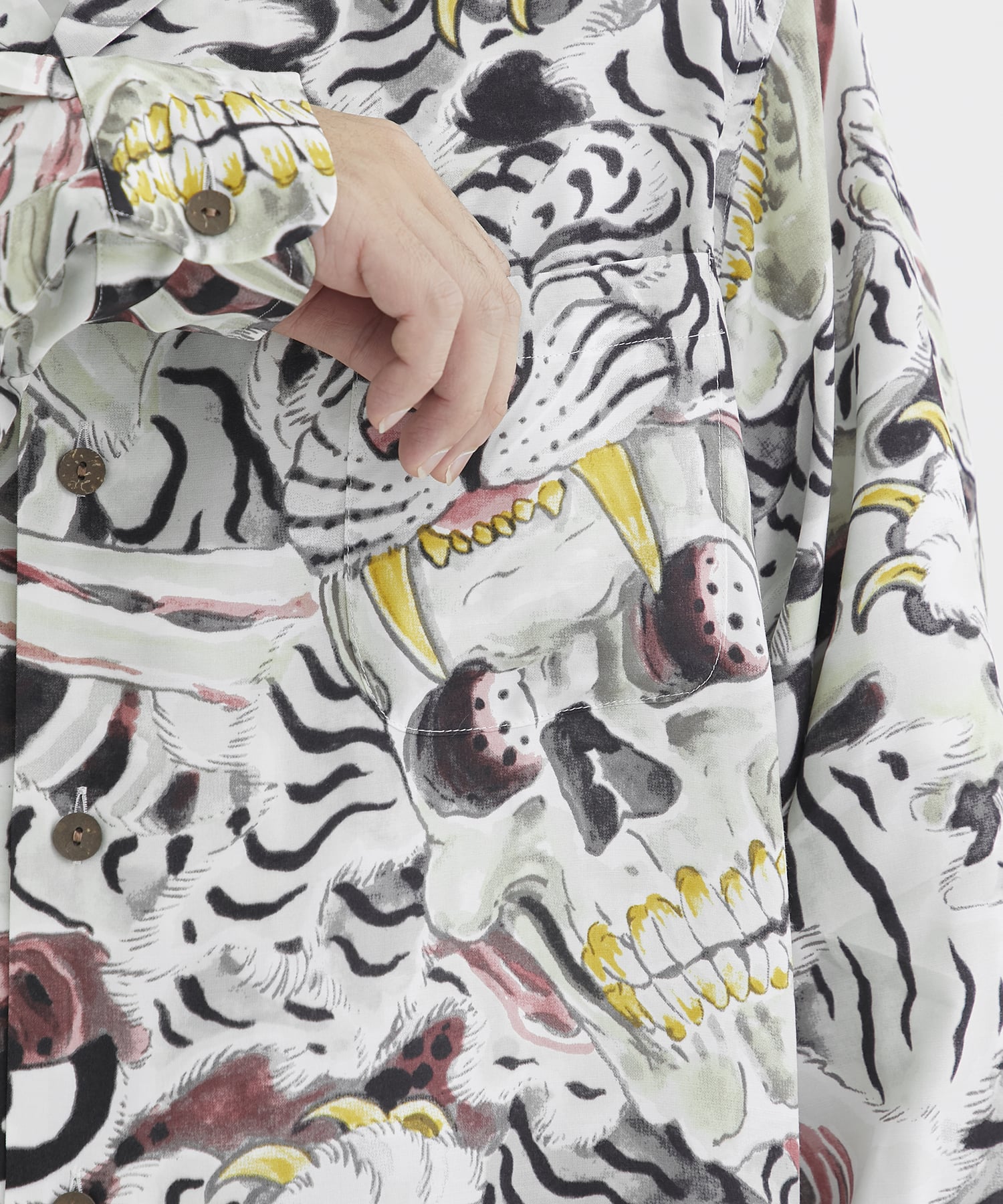 TIM LEHI / HAWAIIAN SHIRT L/S ( TYPE-2 )｜WACKO MARIA