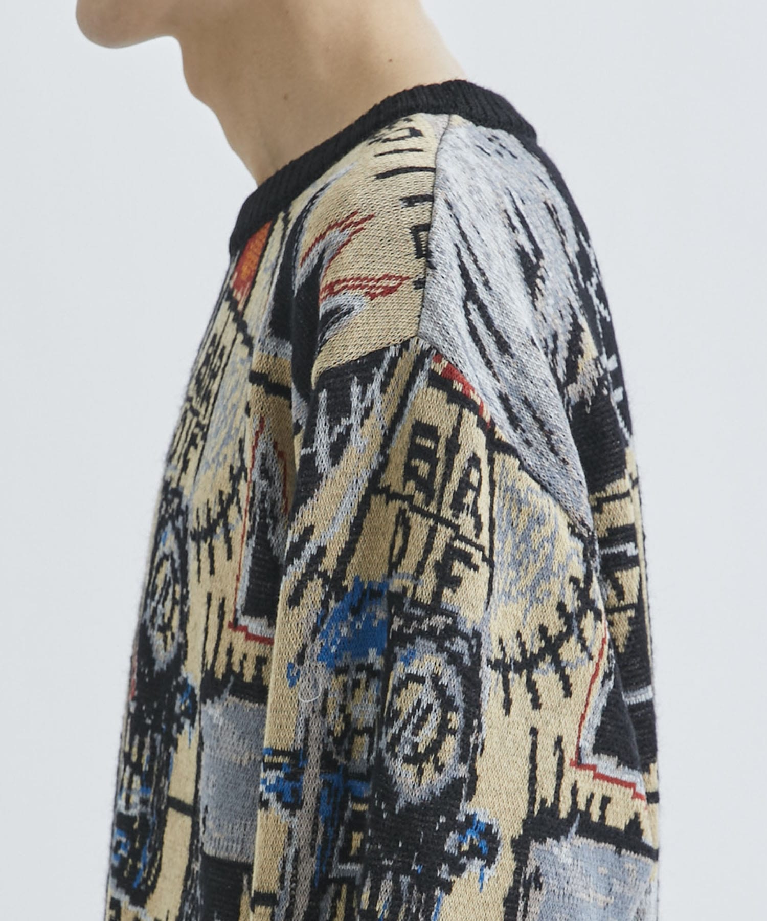 JEAN-MICHEL BASQUIAT / CREW NECK SWEATER ( TYPE-1 )｜WACKO MARIA