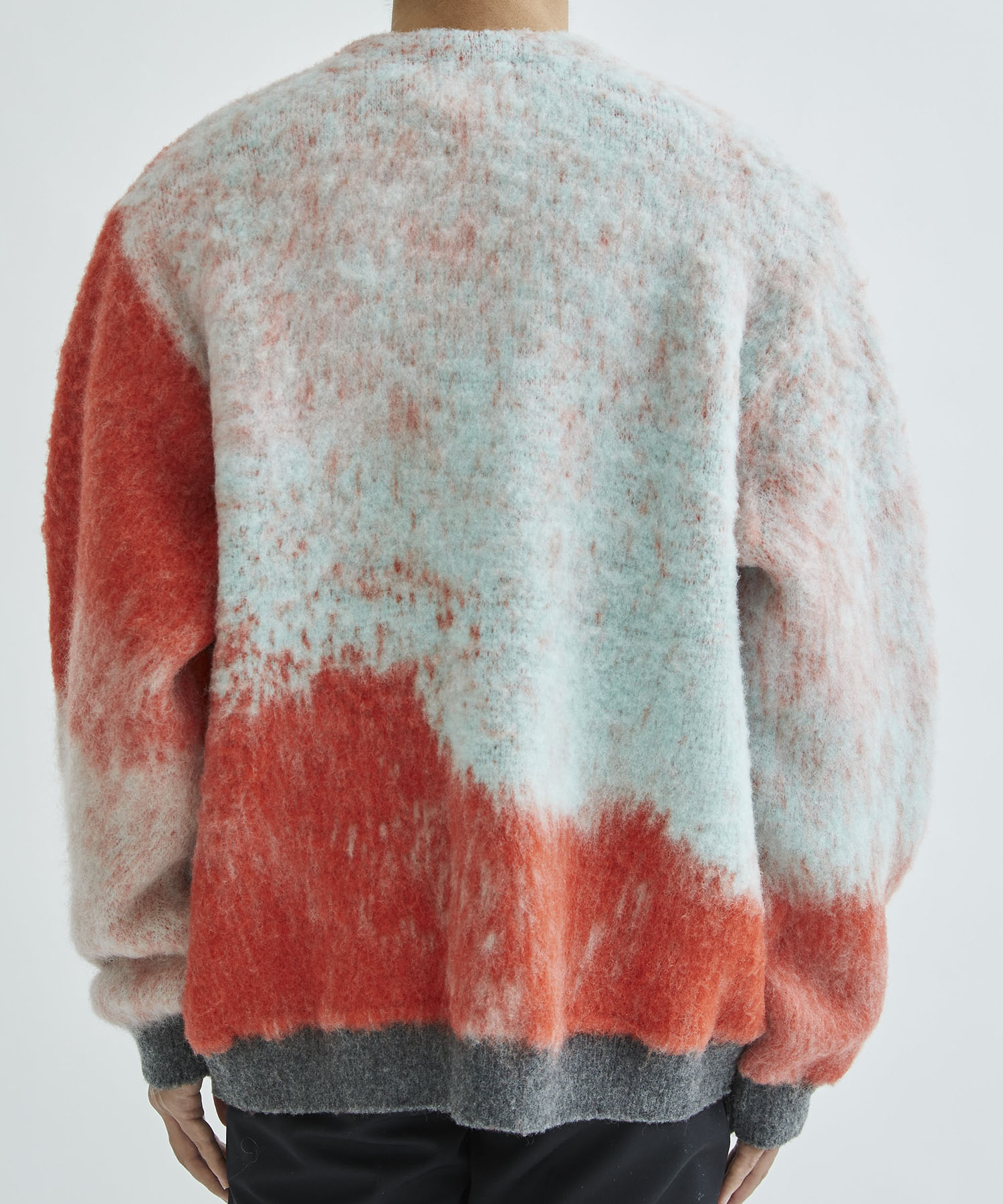 STUDIOUS別注 OIL PAINTING IMAGE MOHAIR CARDIGAN www.webthememer.com