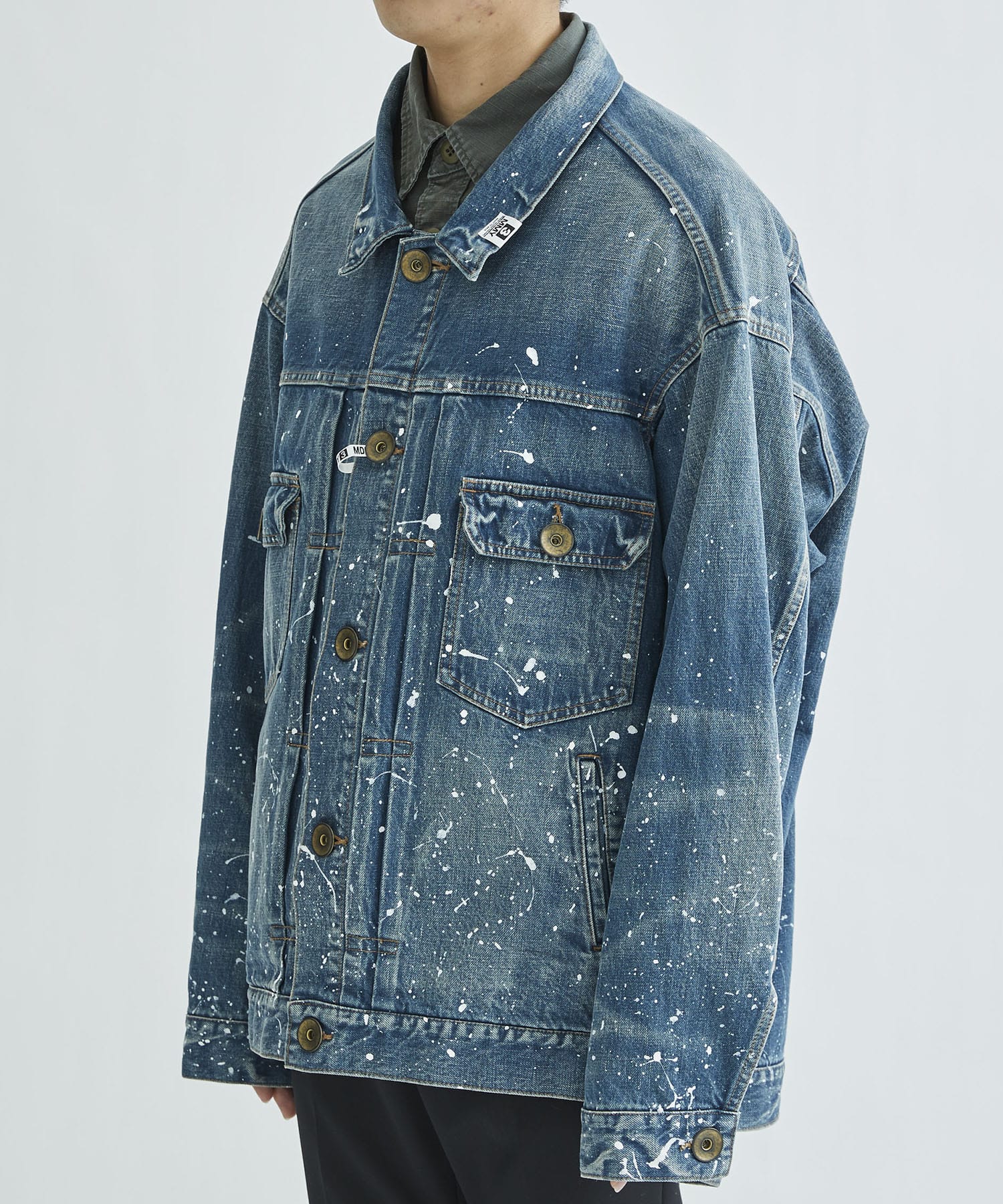 15周年別注>Damaged Layerd Denim Jacket｜Maison MIHARA YASUHIRO