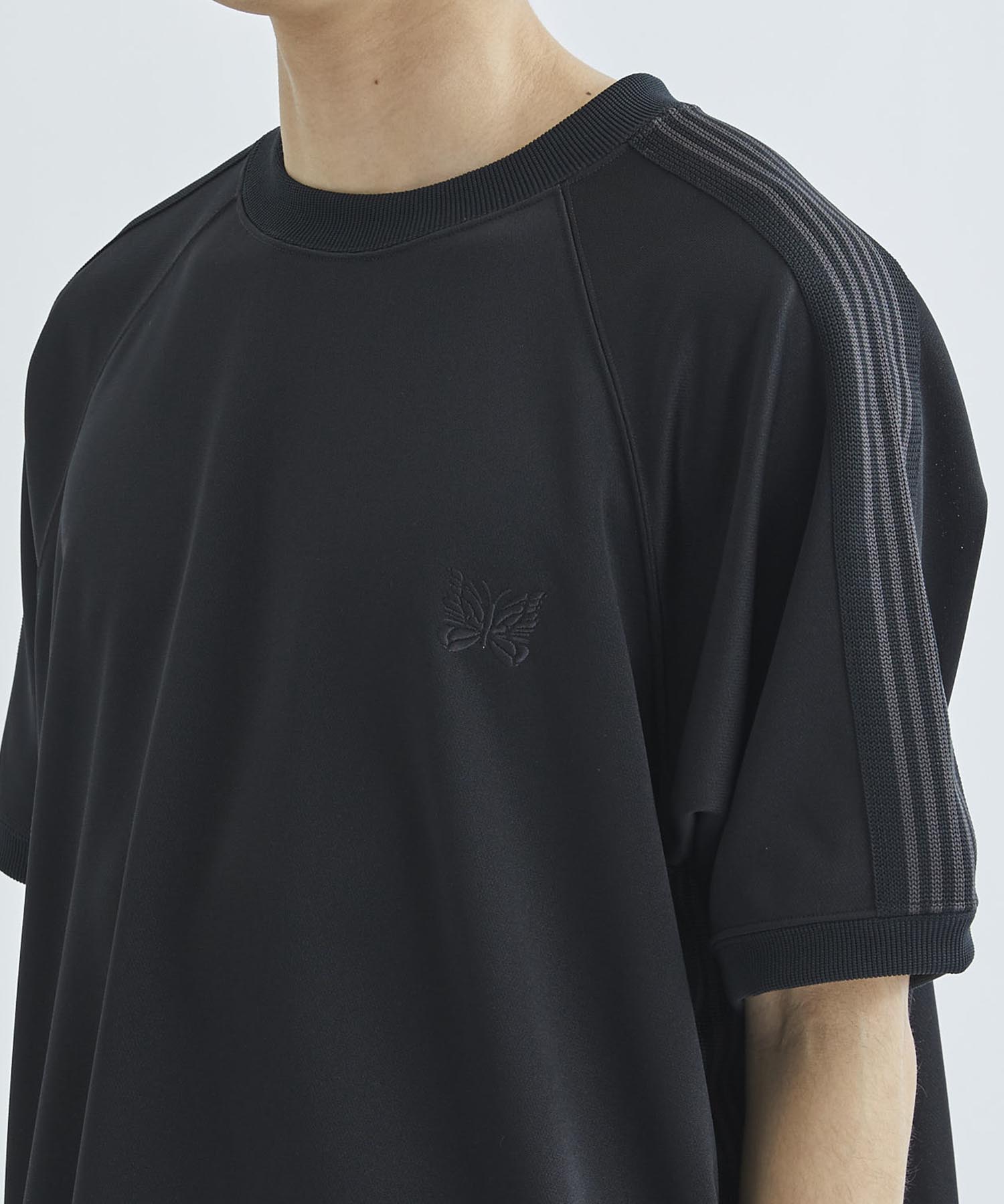 <別注>Track S/S Crew Neck Shirt - Poly Smooth NEEDLES
