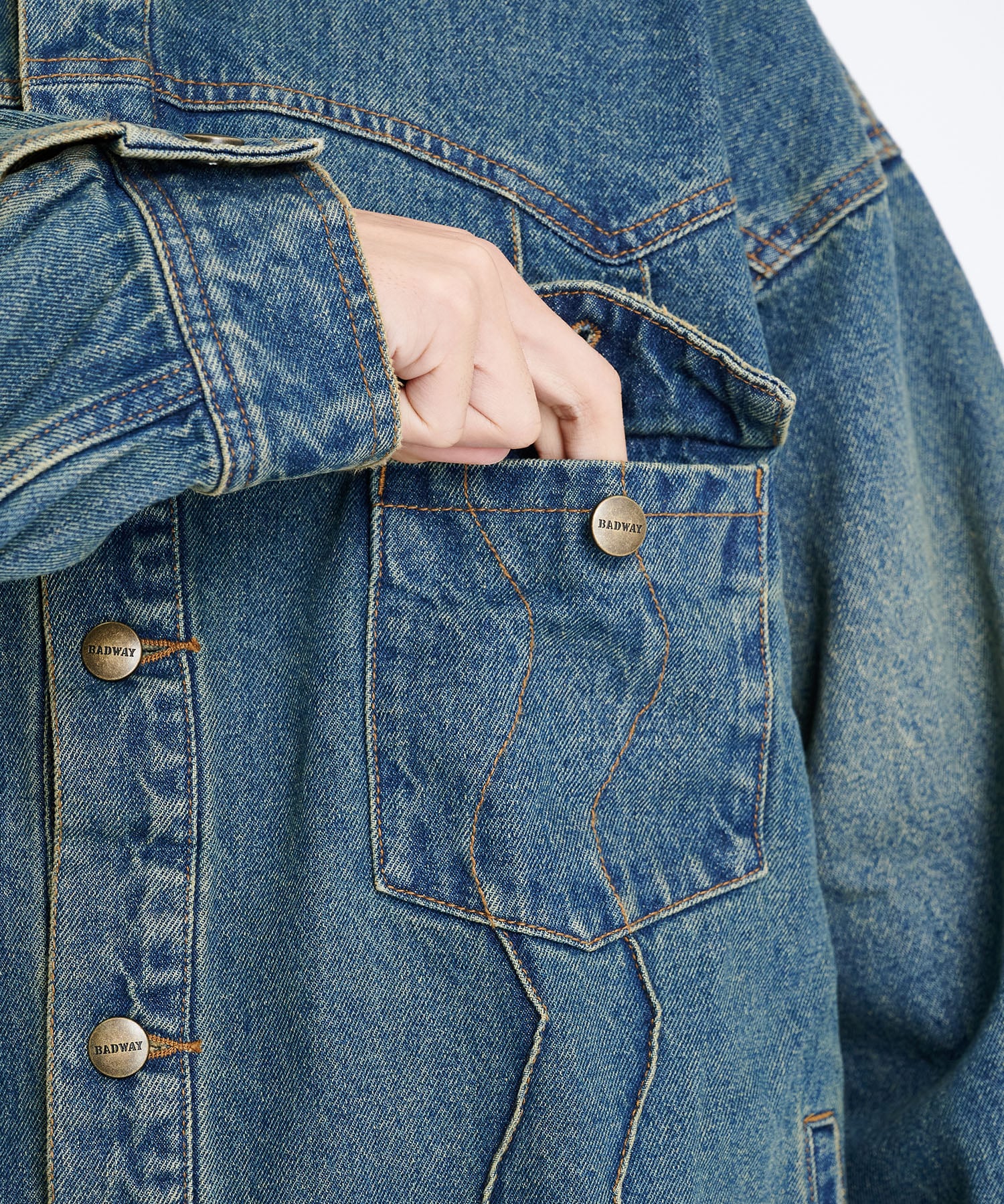 別注>DENIM BLOUSON｜BADWAY