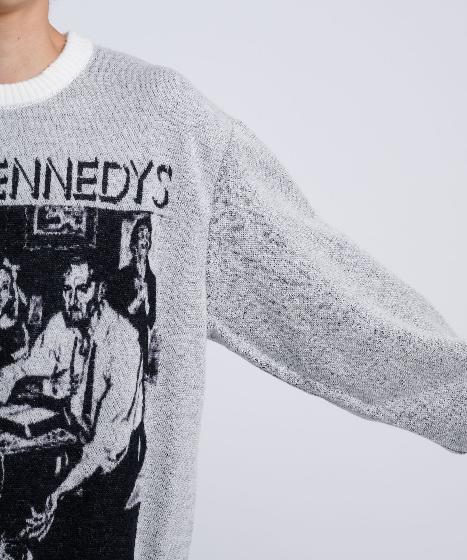 DEAD KENNEDYS / MOHAIR CREW NECK SWEATER｜WACKO MARIA