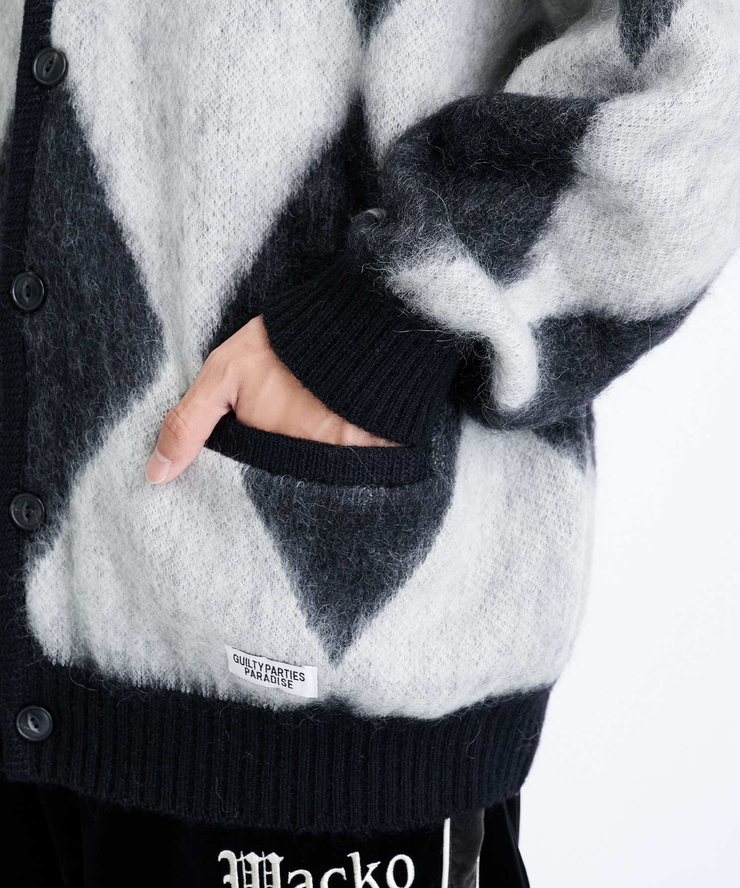 DIAMOND MOHAIR CARDIGAN｜WACKO MARIA