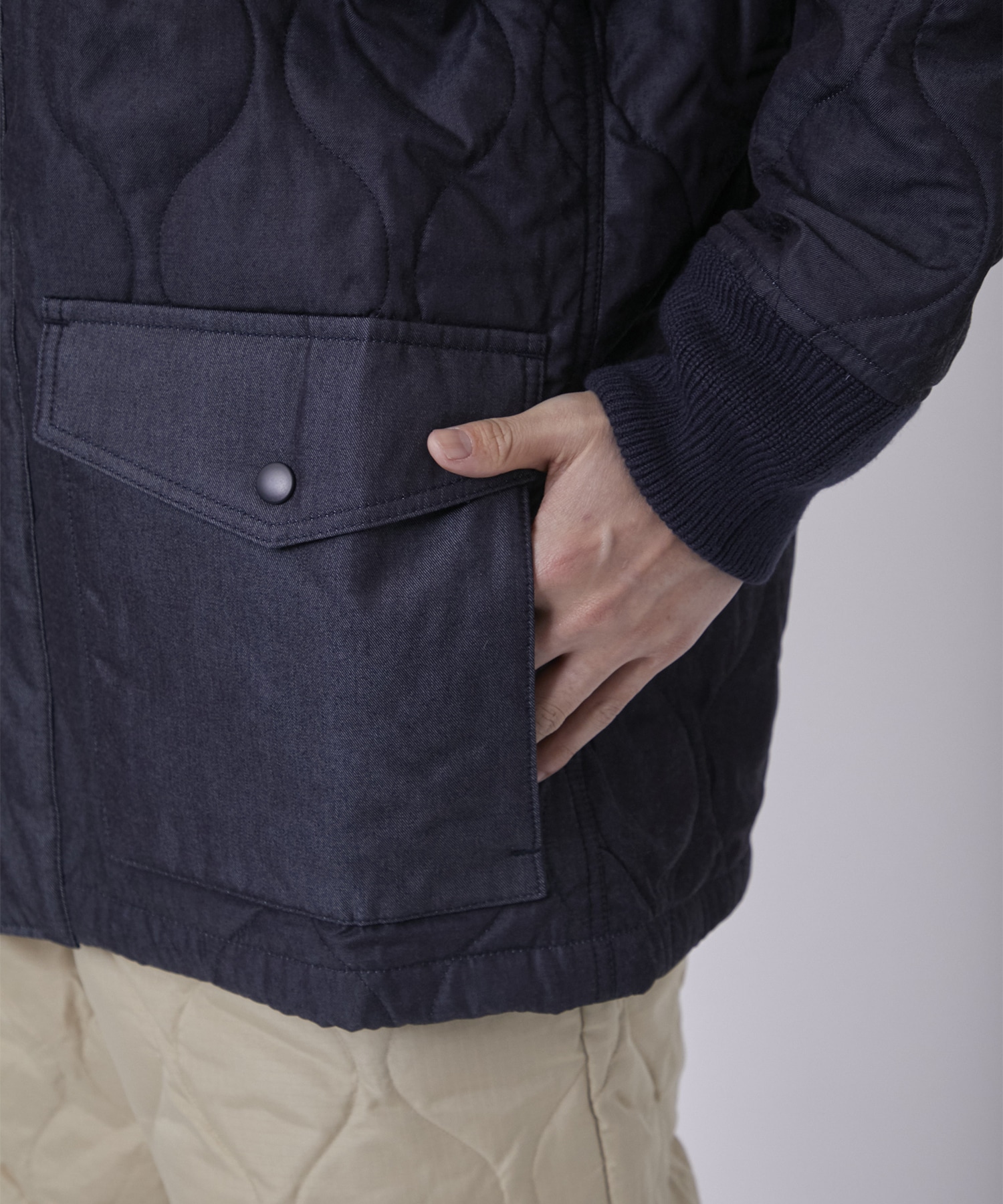 QUILTED HAORI JACKET FDMTL