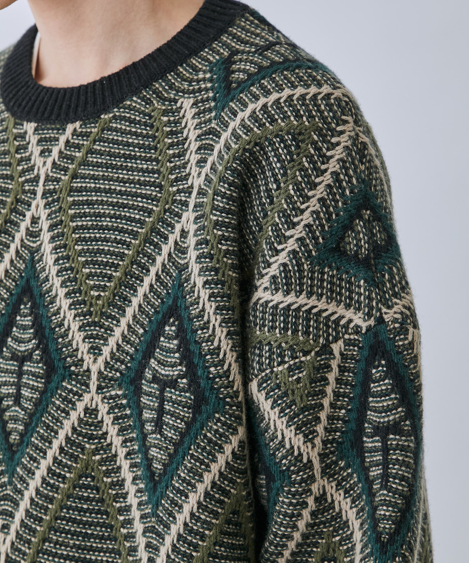 Diamond pull over knit TTT MSW