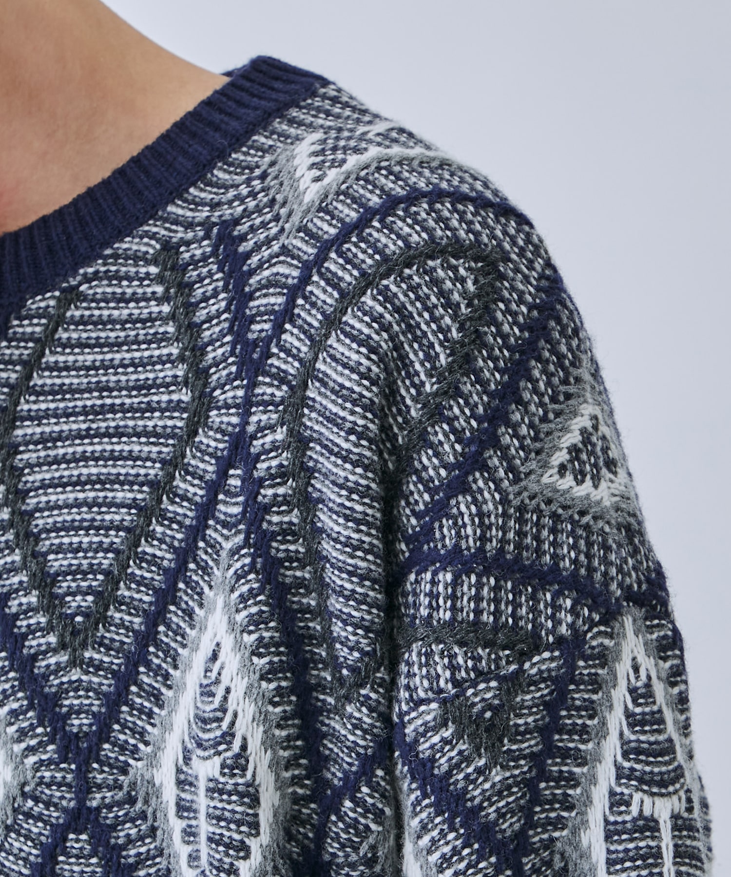 Diamond pull over knit TTT MSW