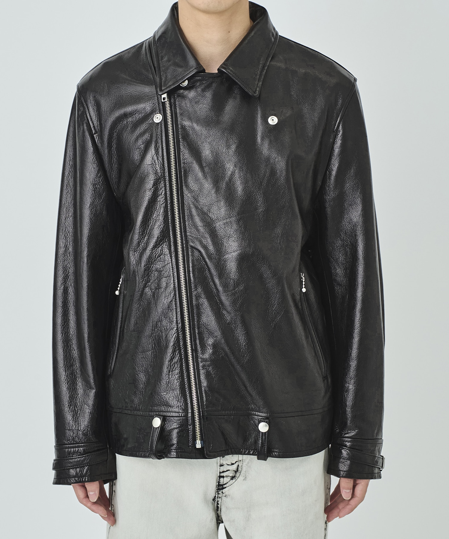 DOUBLE RIDERS LEATHER JACKET ( TYPE-2 )