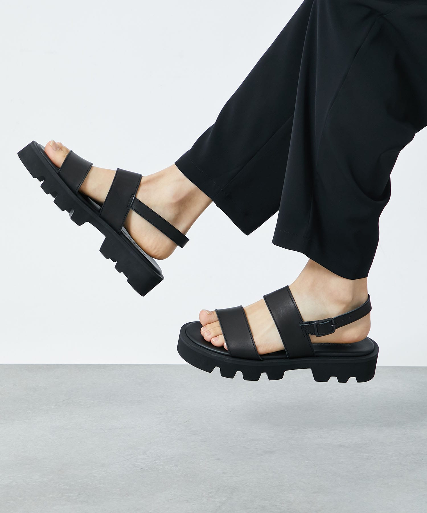 BACK STRAP SANDALS with Chunky PADRONE
