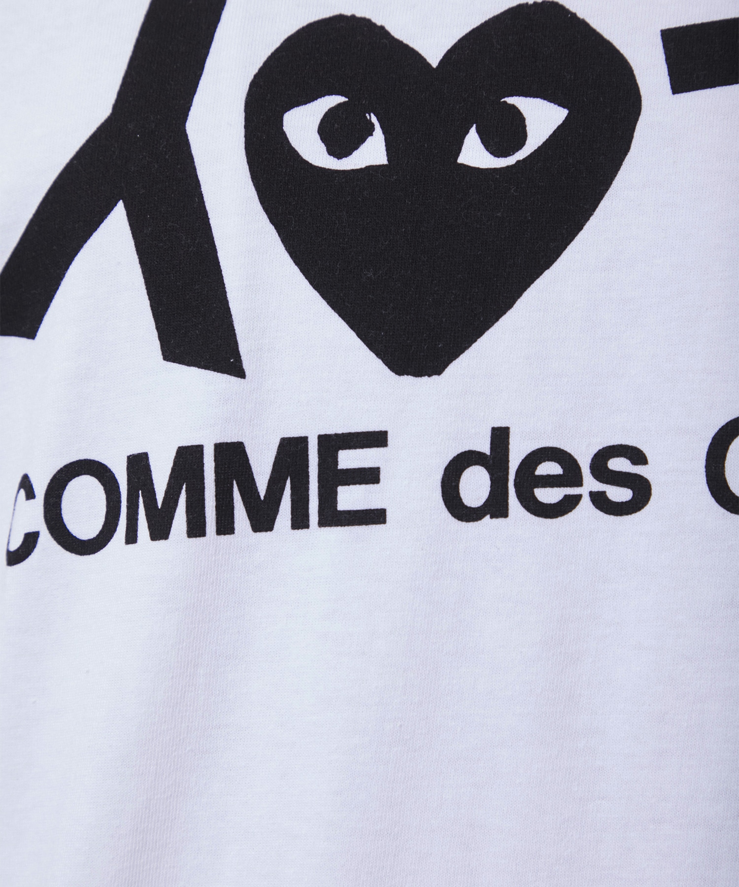 AX-T068-051　T-SHIRT LOGO PRINTPLAY LOGO PLAY COMME des GARCONS