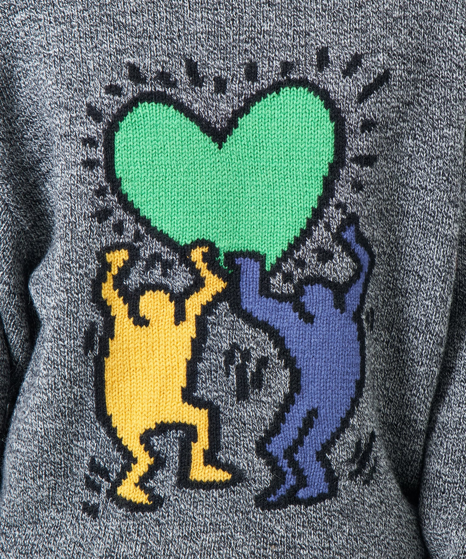 KEITH HARING / CREW NECK SWEATER ( TYPE-2 ) WACKO MARIA