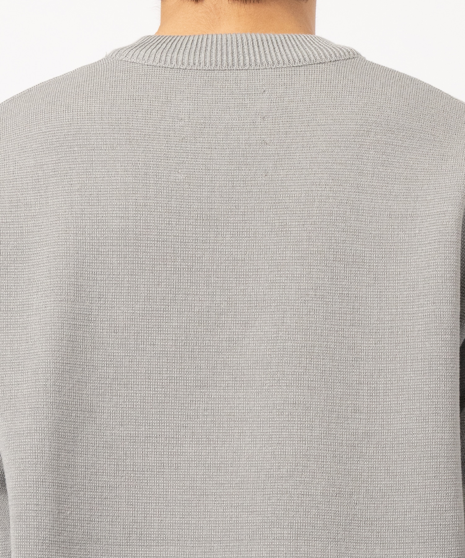 ×UT WOOL MILANO RIB CREW NECK KNIT STUDIOUS