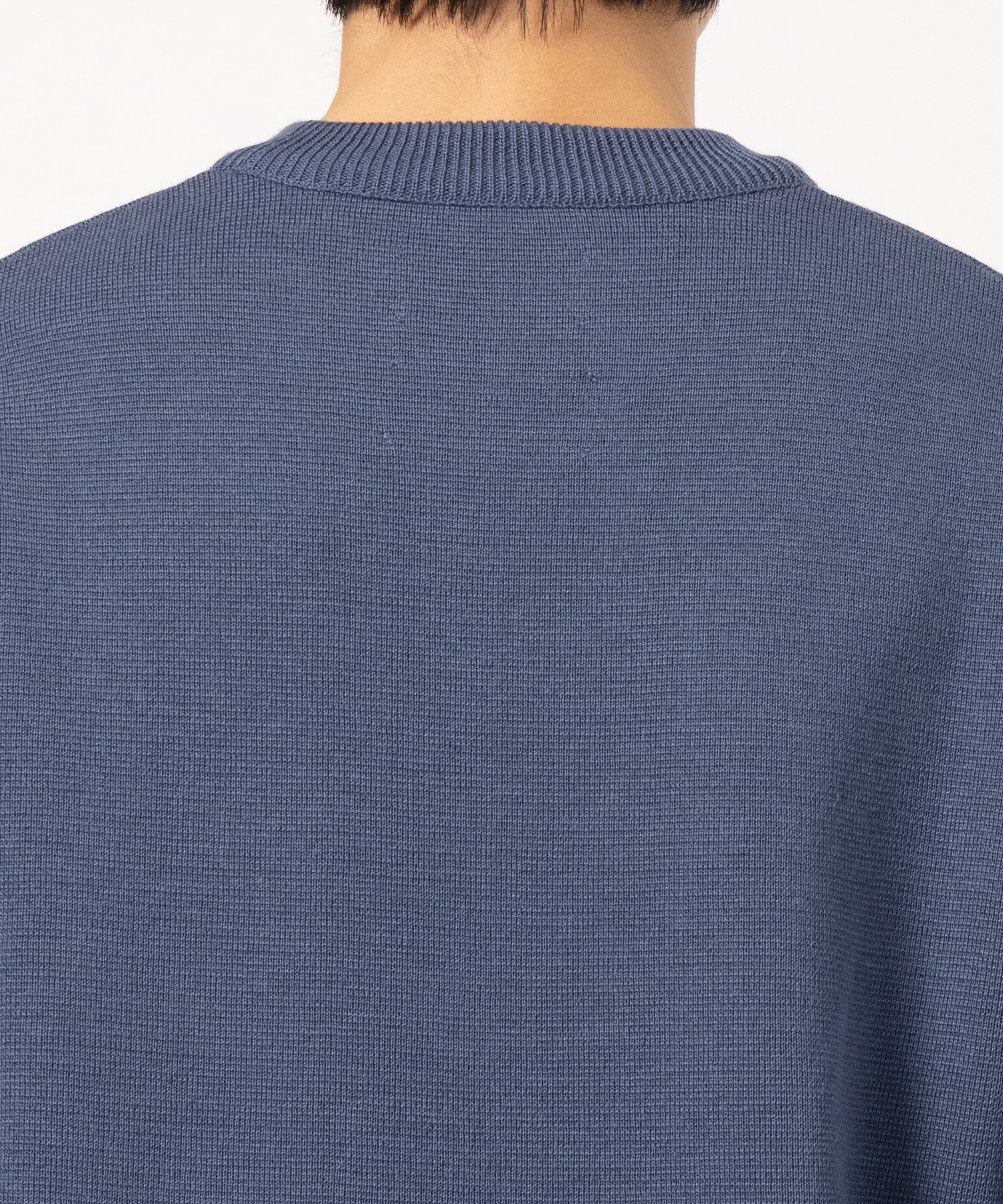 ×UT WOOL MILANO RIB CREW NECK KNIT STUDIOUS