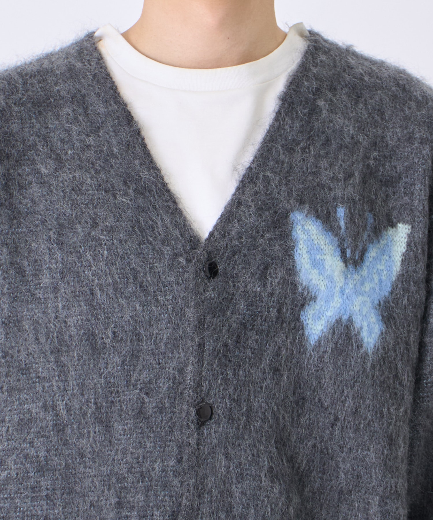 〈別注〉 Mohair Cardigan - Papillon1 NEEDLES