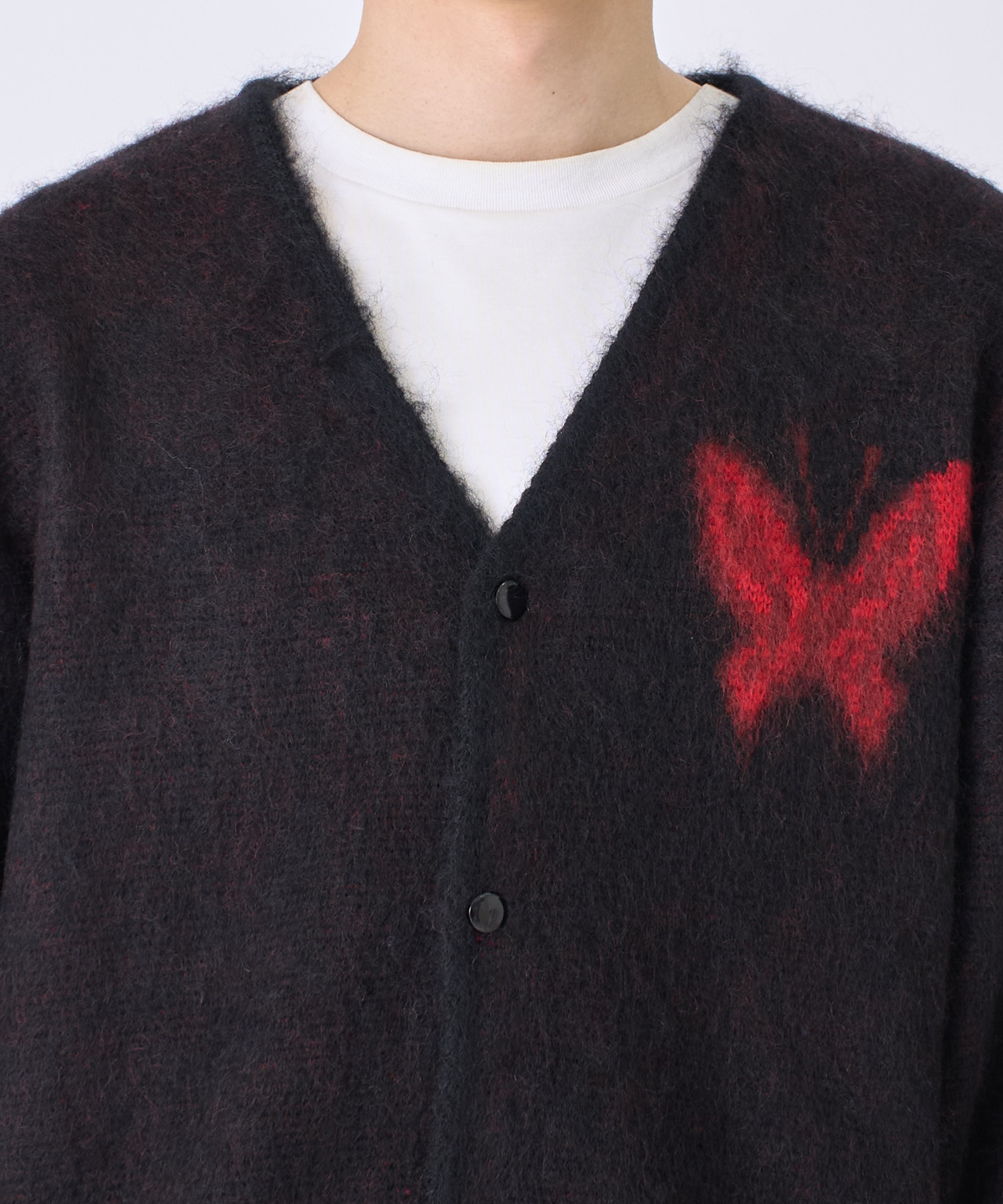 〈別注〉 Mohair Cardigan - Papillon1 NEEDLES