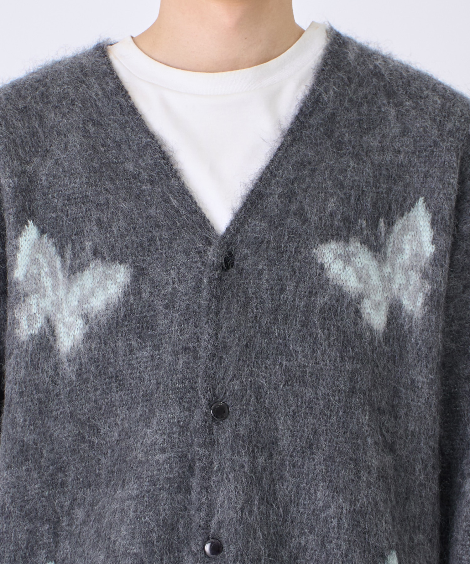 〈別注〉 Mohair Cardigan - Papillon4 NEEDLES