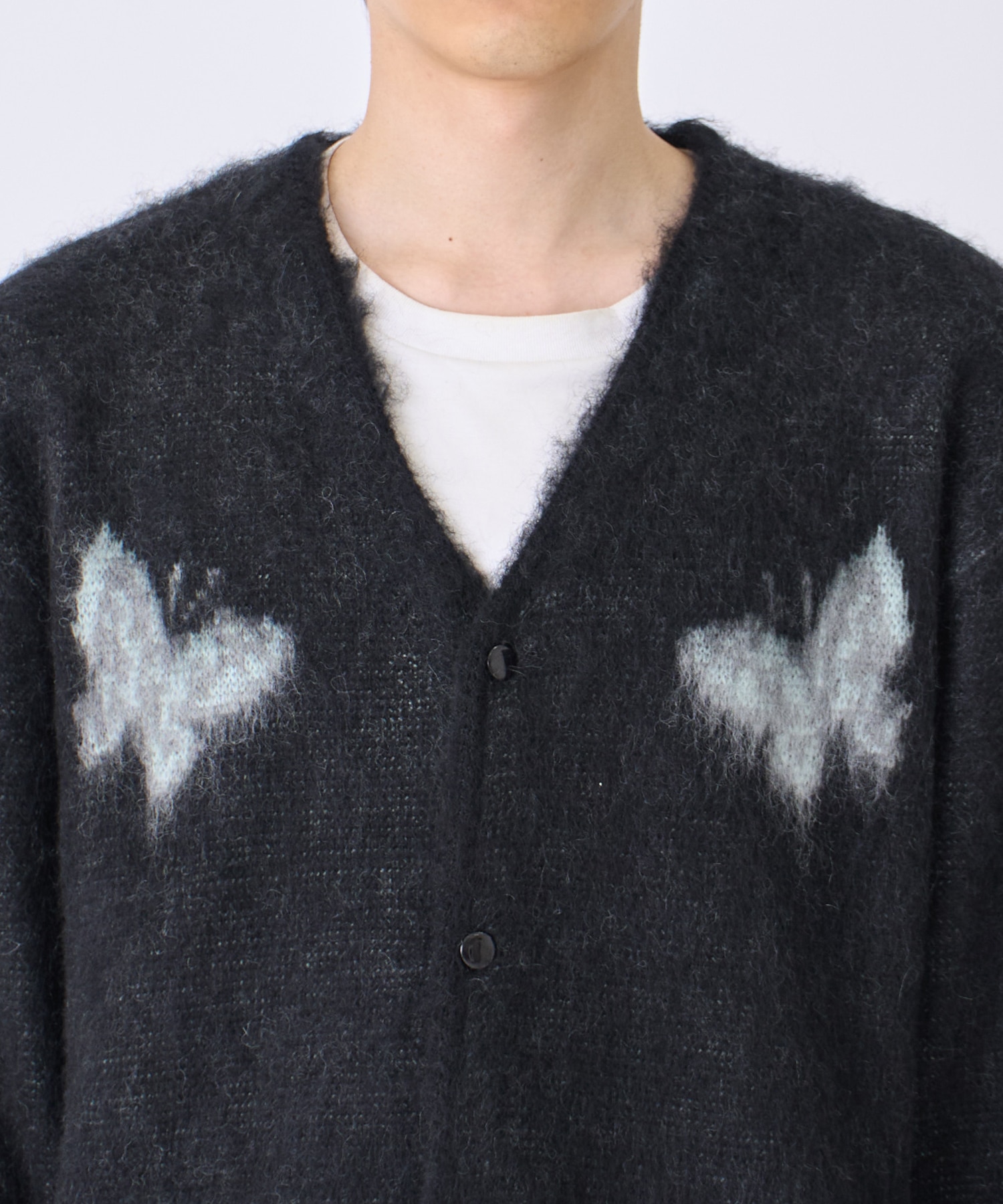 〈別注〉 Mohair Cardigan - Papillon4 NEEDLES