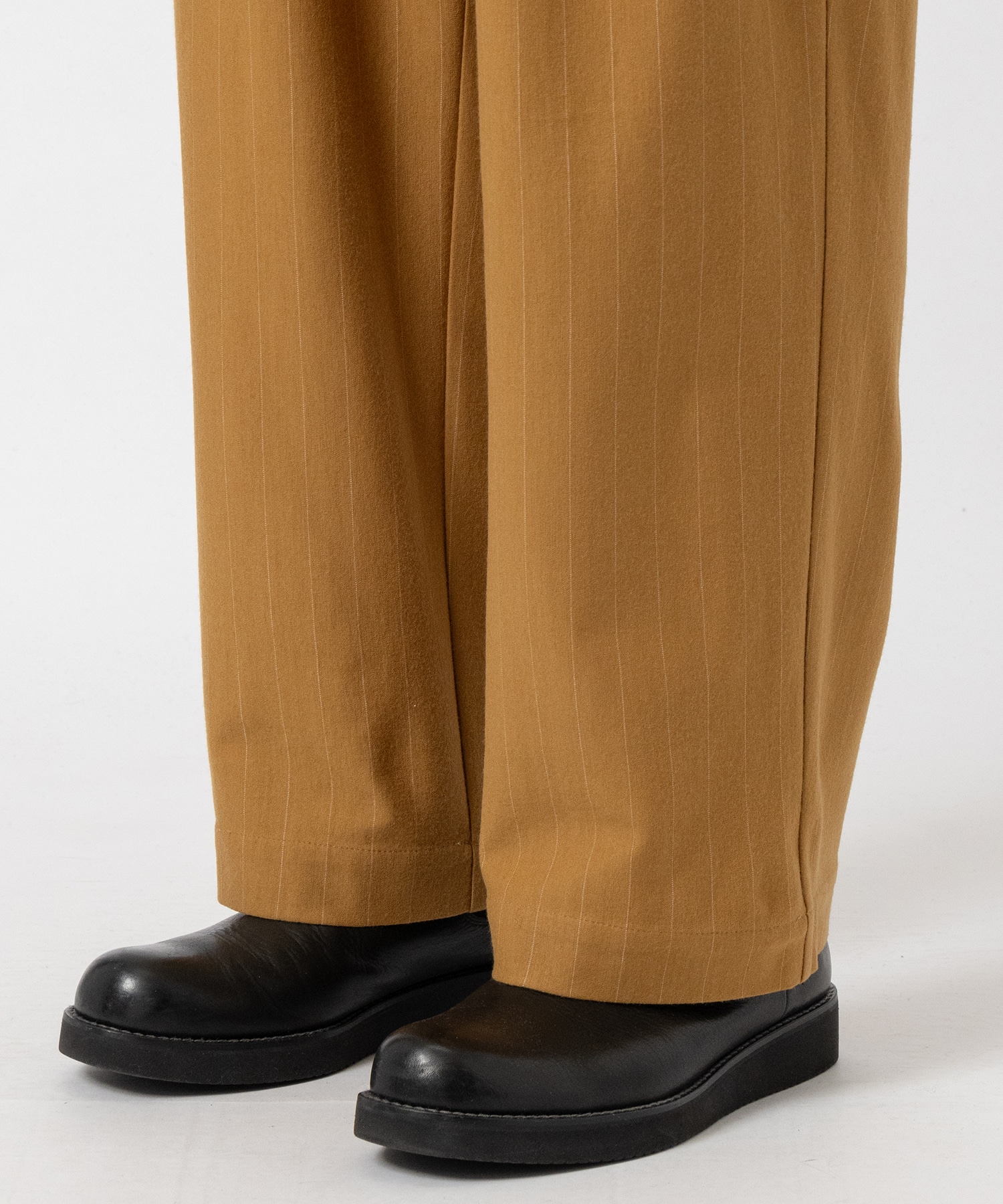 36G Wool Stripe Easy Trousers KANEMASA PHIL.