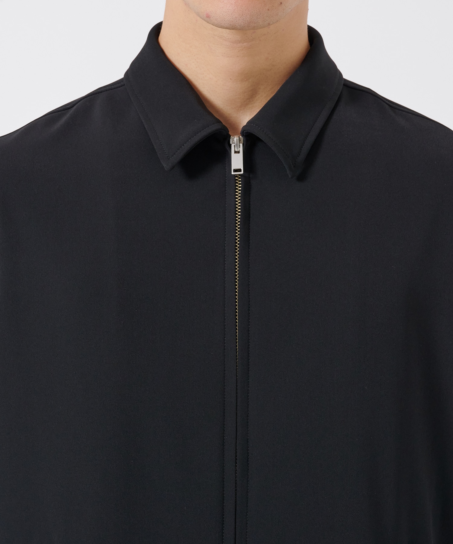 DOUBLE CLOTH ZIP BLOUSON STUDIOUS