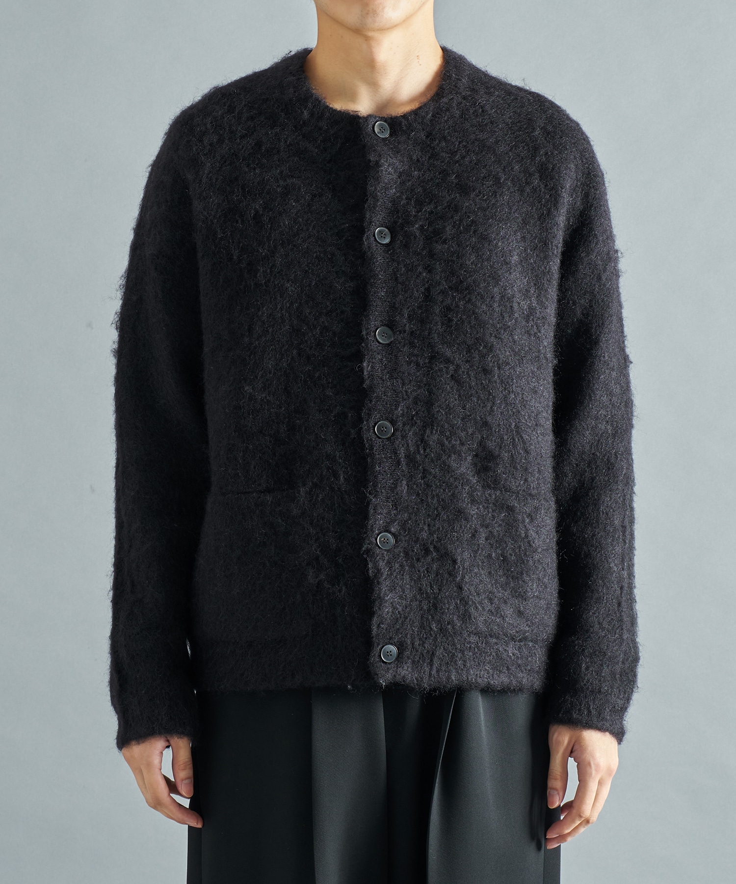 MOHAIR DOUBLE KNIT CARDIGAN STUDIOUS