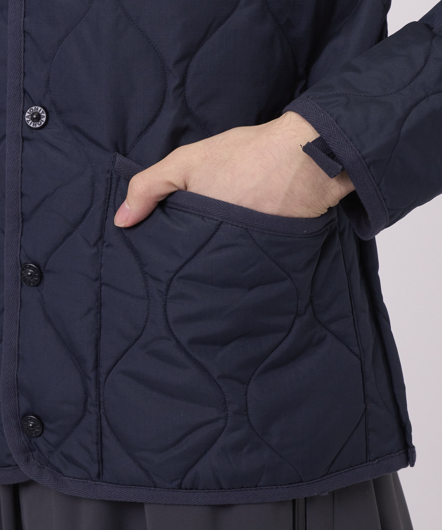 MILITARY CREW NECK DOWN JKT TAION/TAION EXTRA