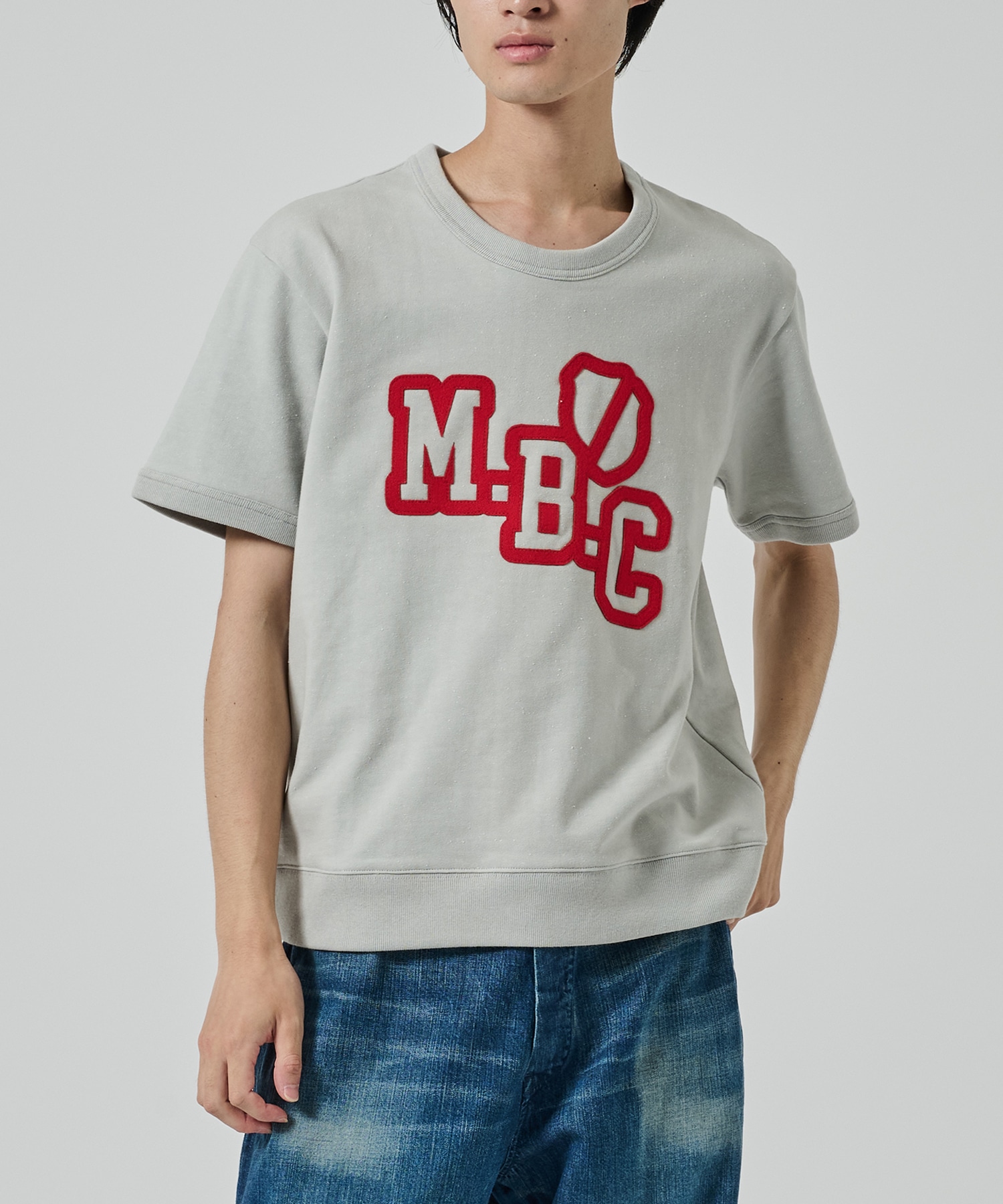 M.B.C. HALF SLEEVE SWEAT SHIRT MASU