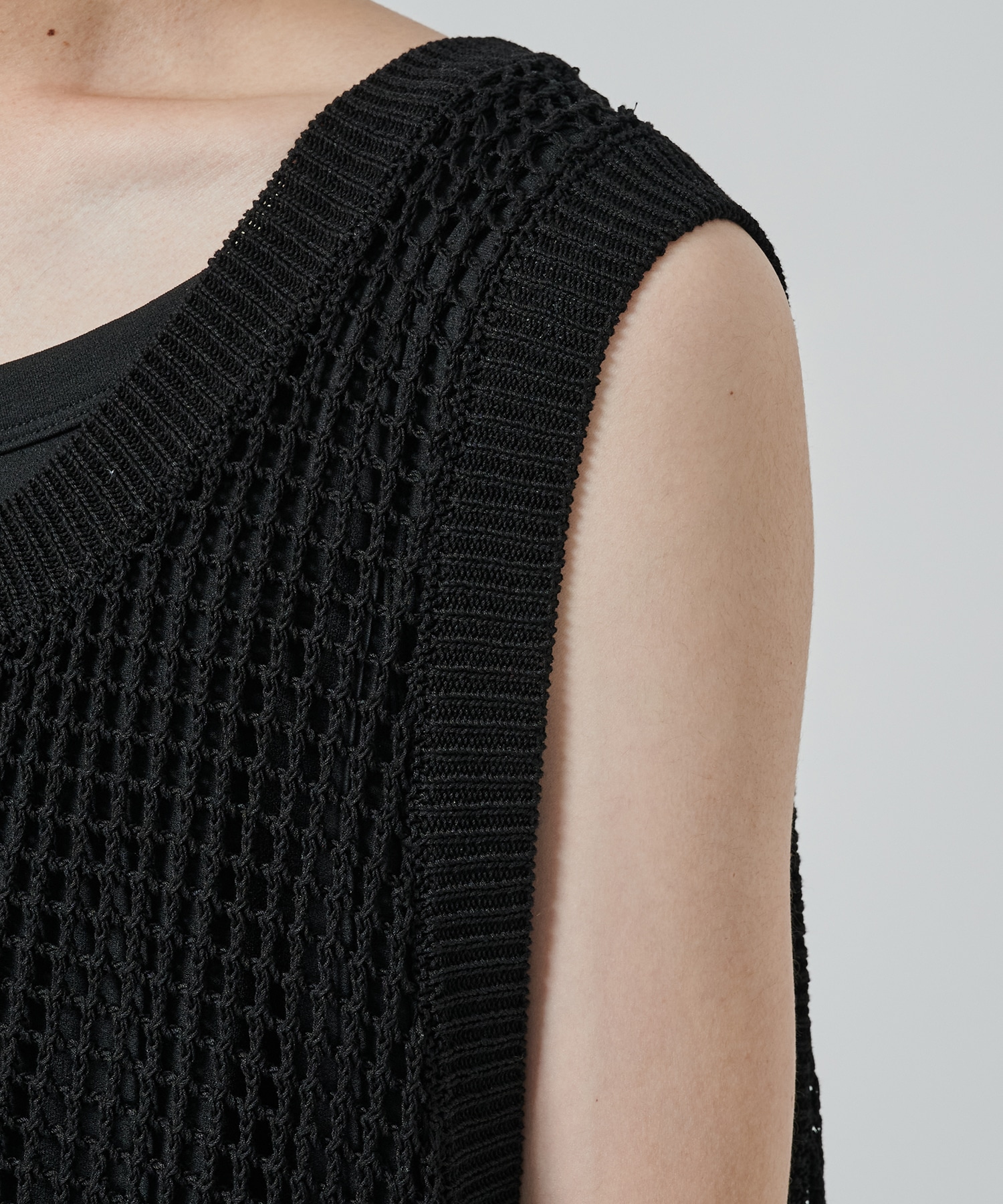 MESH LAYERED TANK TOP SHAREEF
