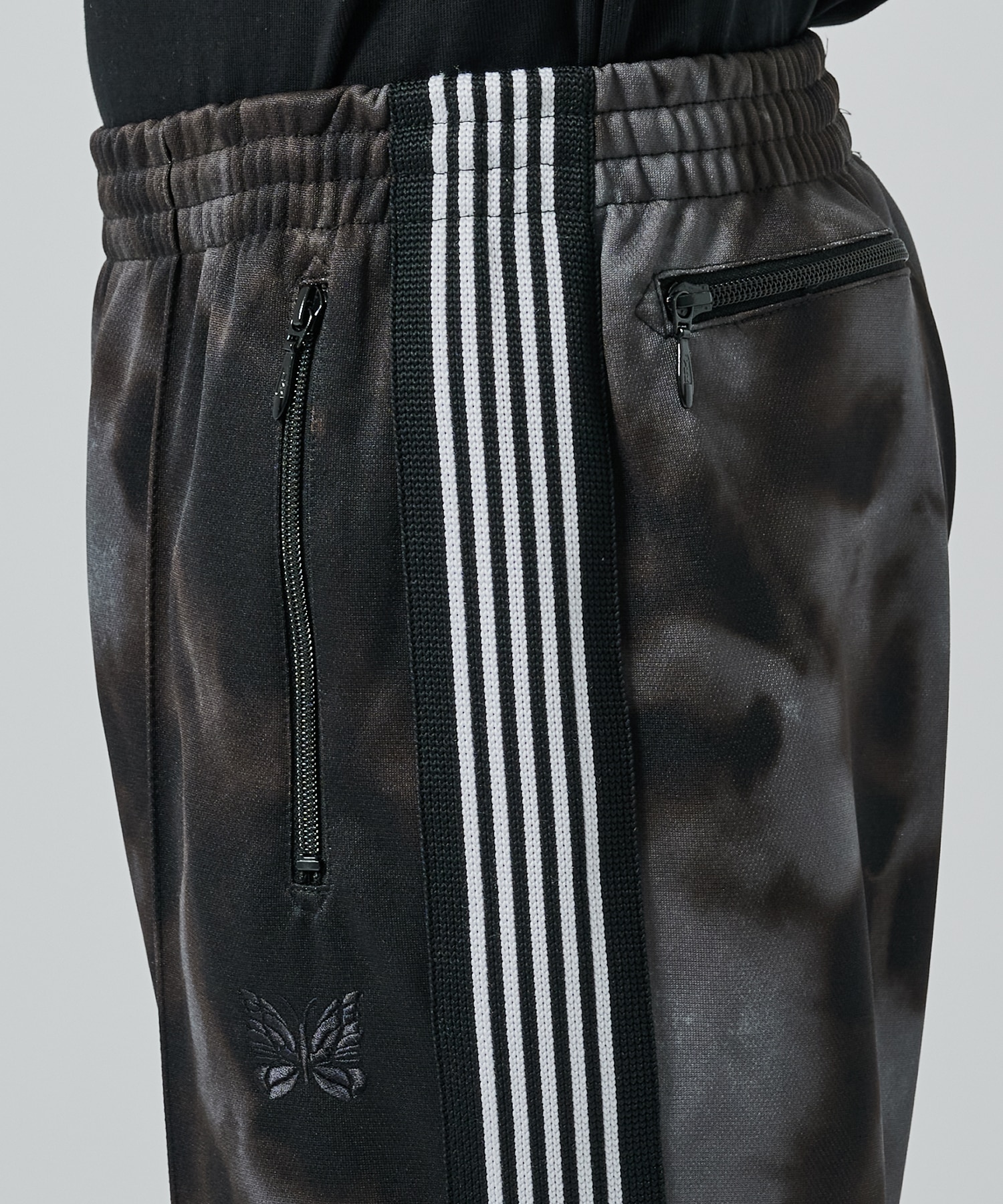 〈別注〉Track Pant - Poly Smooth - Printed Tie Dye NEEDLES
