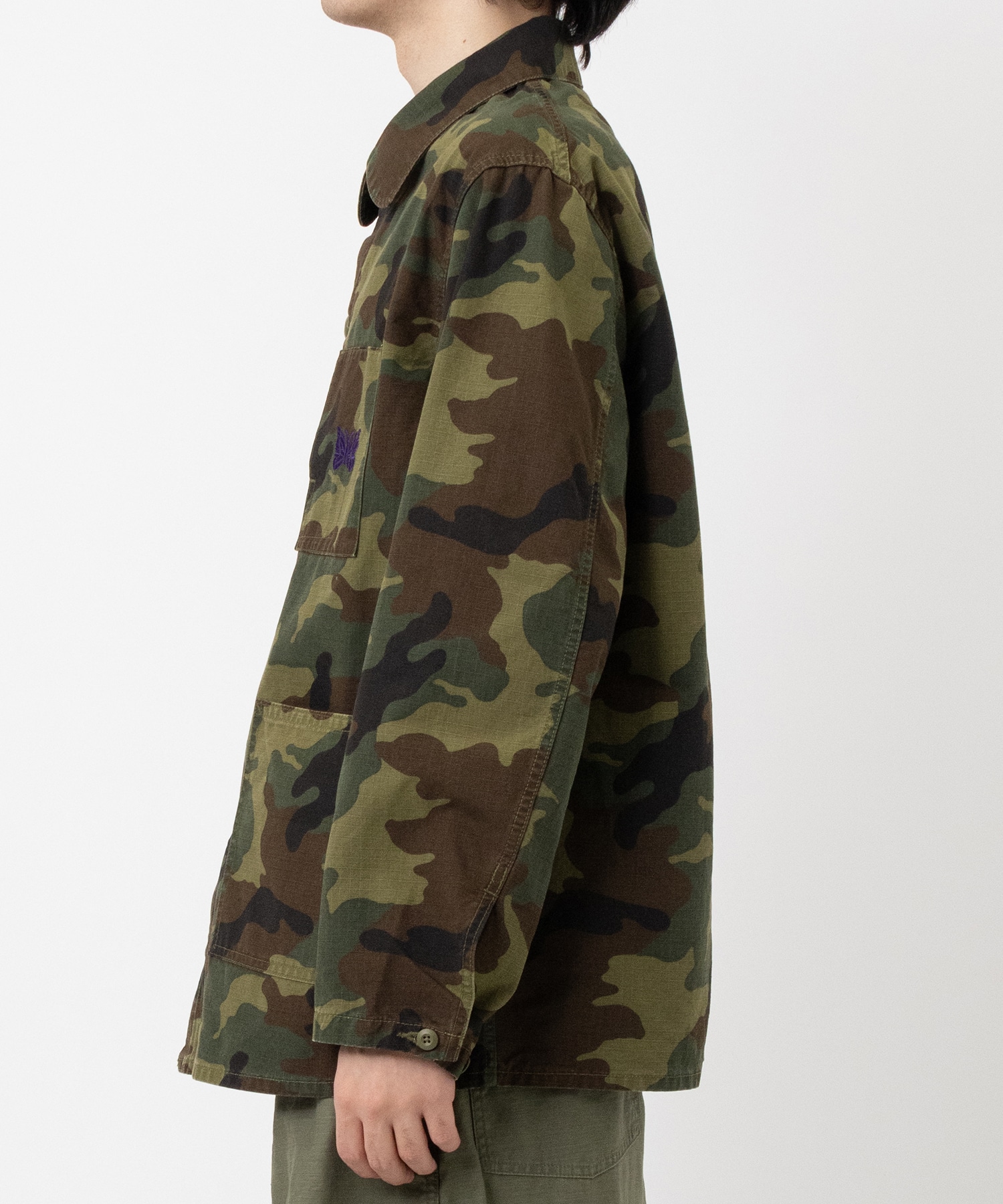 D.N. Coverall - Cotton Ripstop/Camo NEEDLES